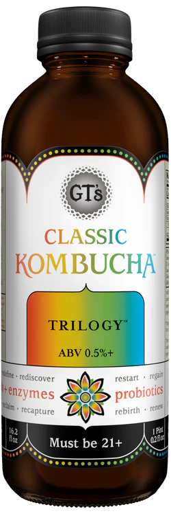 GT's Classic Kombucha Trilogy 12 units per case 16.0 fl