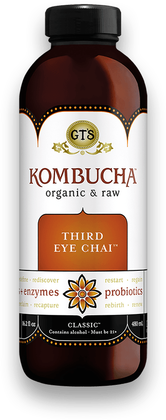 GT's Classic Kombucha Third Eye Chai 12 units per case 16.0 fl