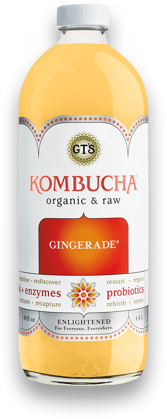 GT's Enlightened Kombucha Gingerade 6 units per case 48.0 fl