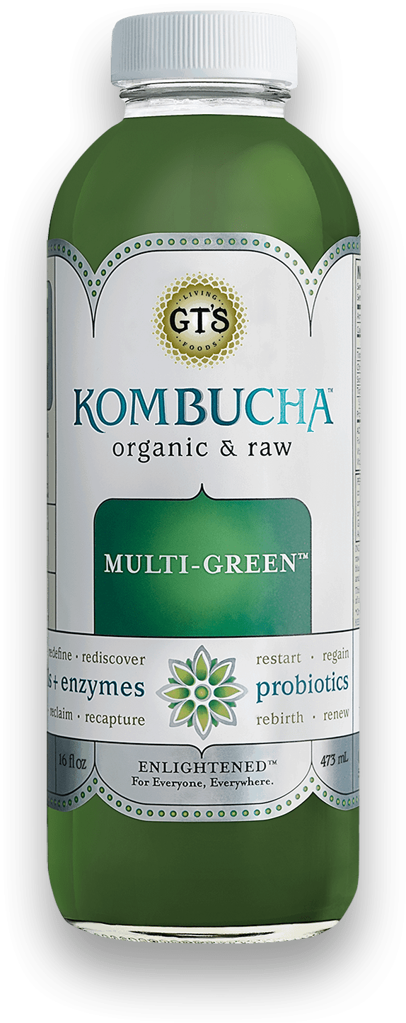 GT's Enlightened Kombucha Multi-Green 12 units per case 16.0 fl