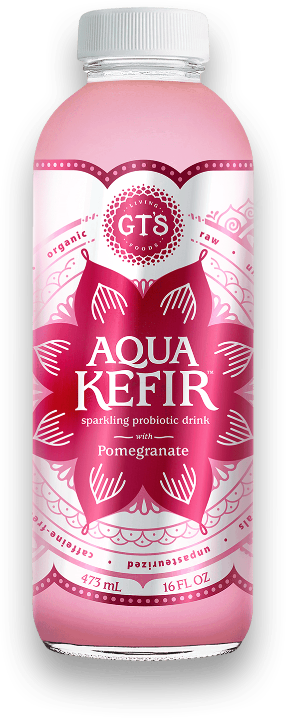 GT's Aqua Kefir Pomegranate 12 units per case 16.0 fl