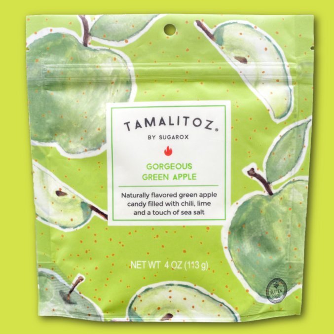 Tamalitoz by Sugaroz Gorgeous Green Apple 12 units per case 4.0 oz