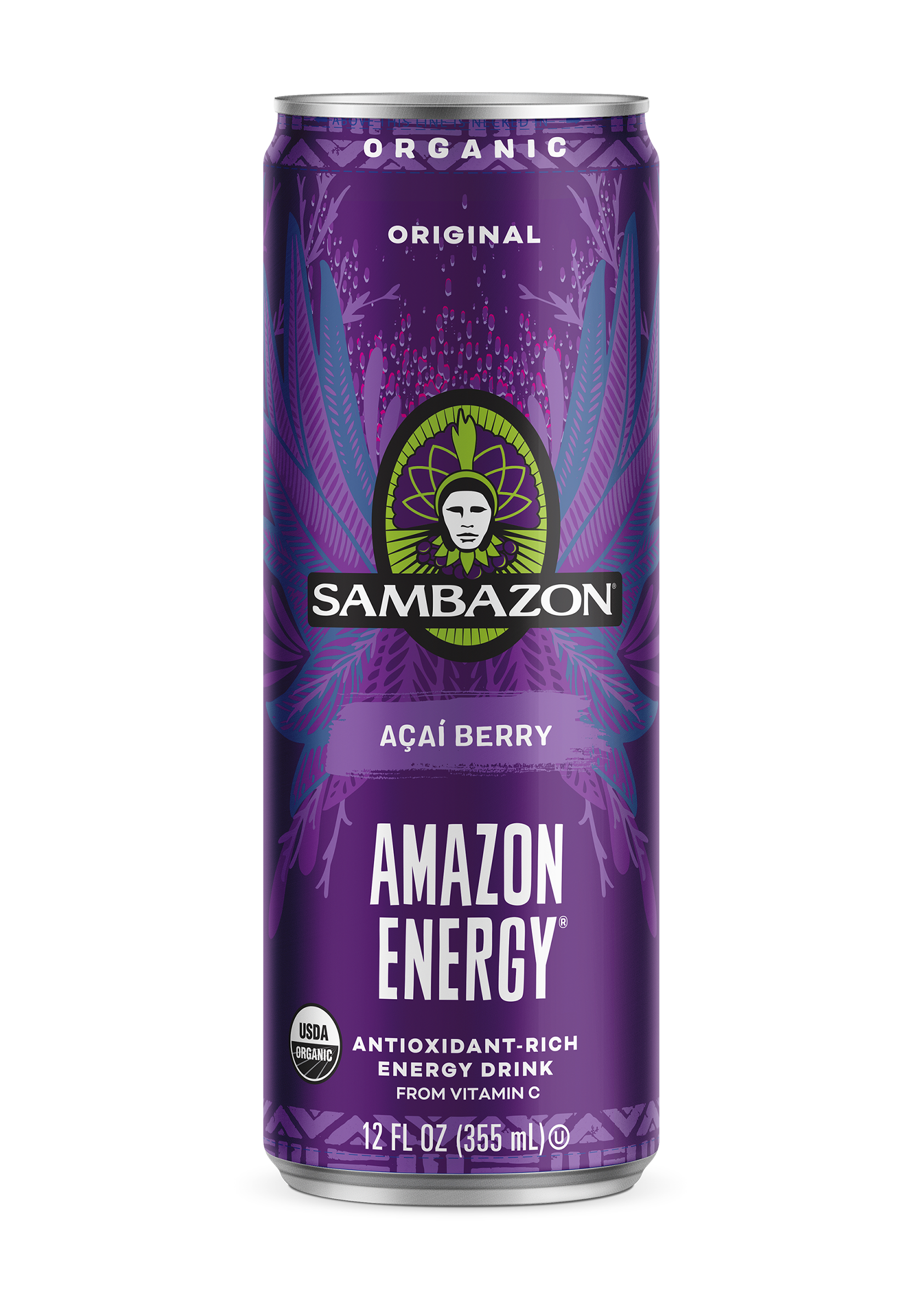Sambazon Amazon Energy Original - 12pk 12 units per case 12.0 oz