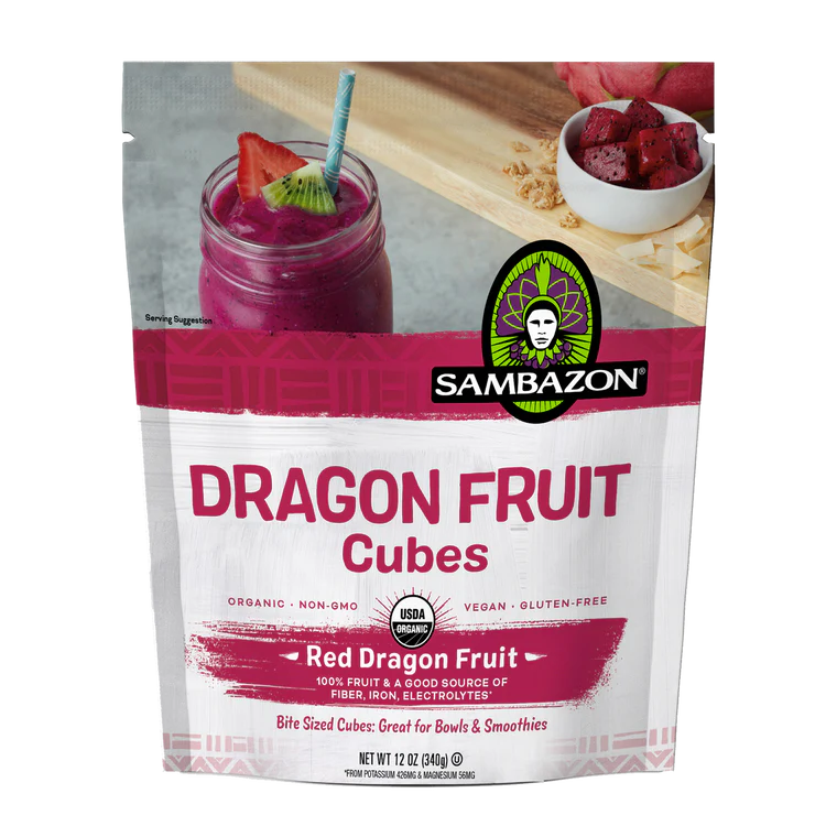Sambazon Dragon Fruit Cubes 8 units per case 12.0 oz