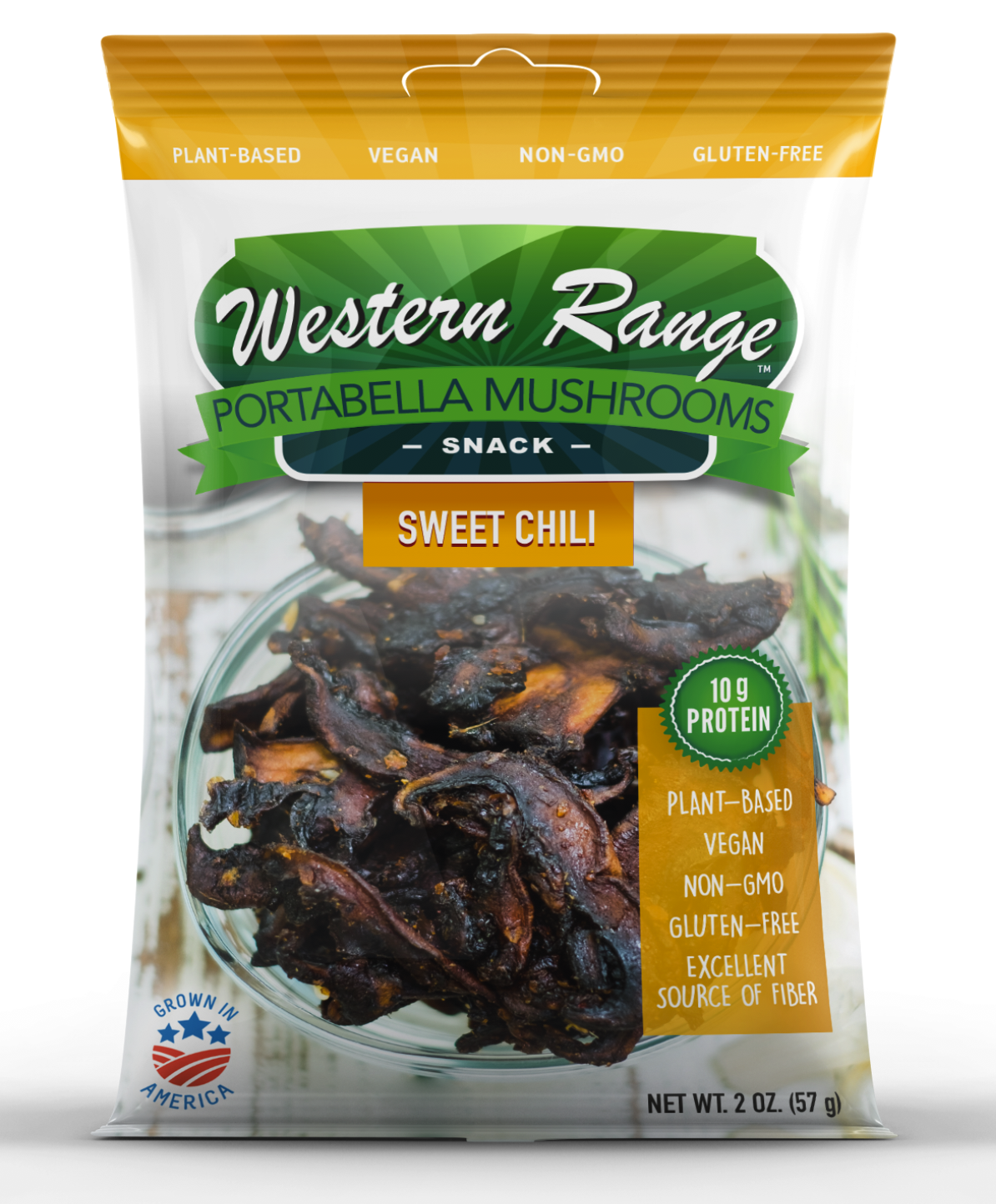 Western Range Portabella Mushroom Snack - Sweet Chili 12 units per case 2.0 oz