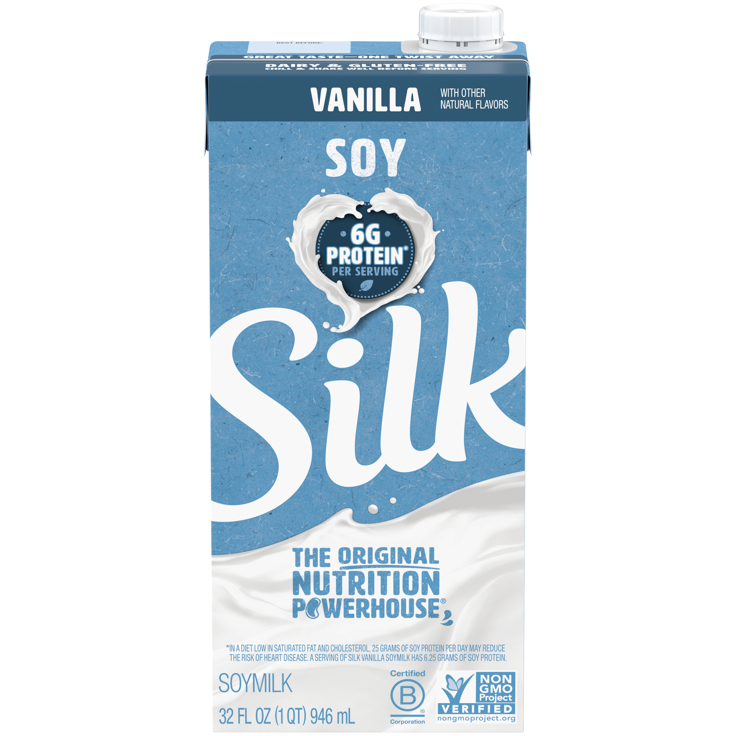 Silk Soy Milk - Vanilla 6 units per case 32.0 oz