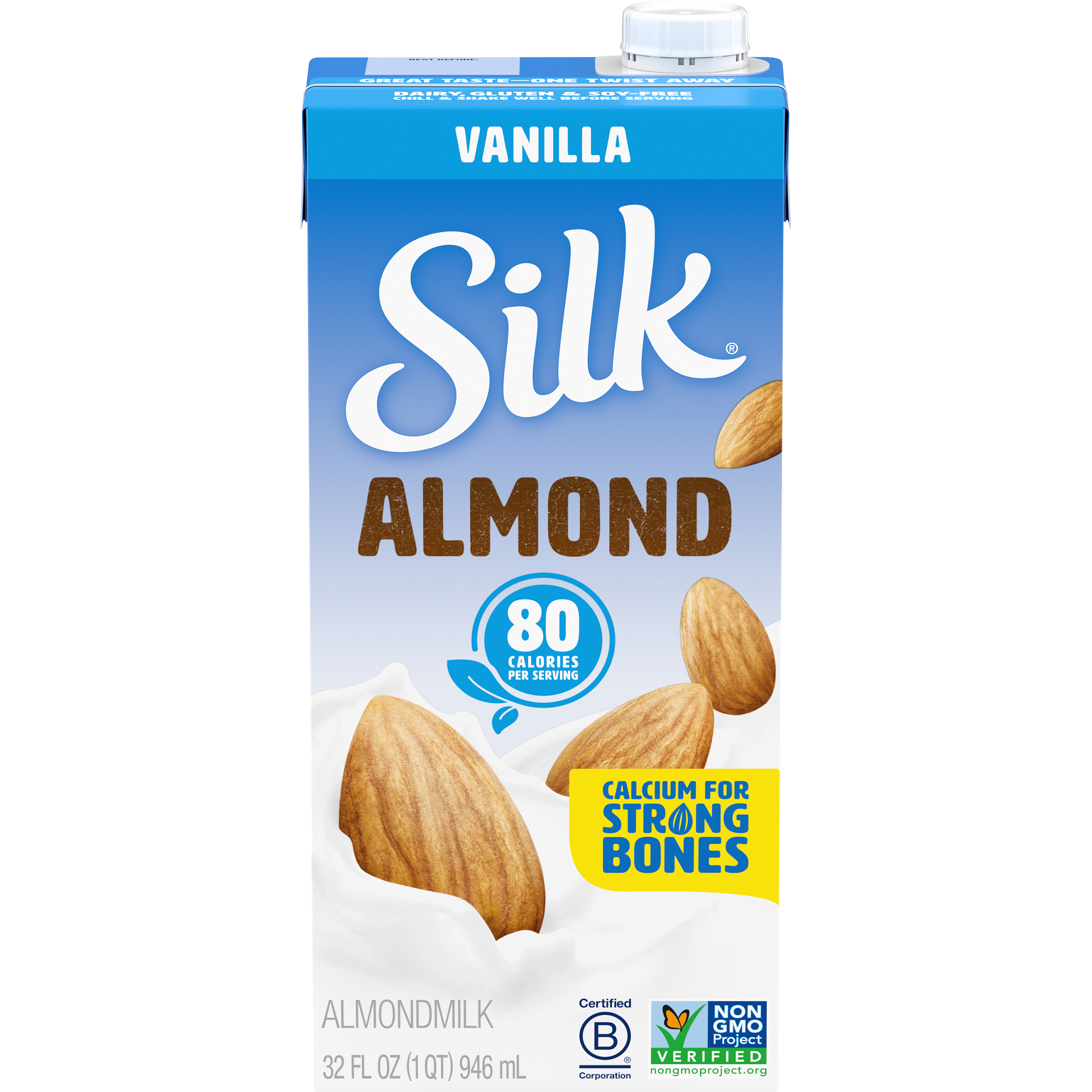 Silk Almond Milk - Vanilla 6 units per case 32.0 oz