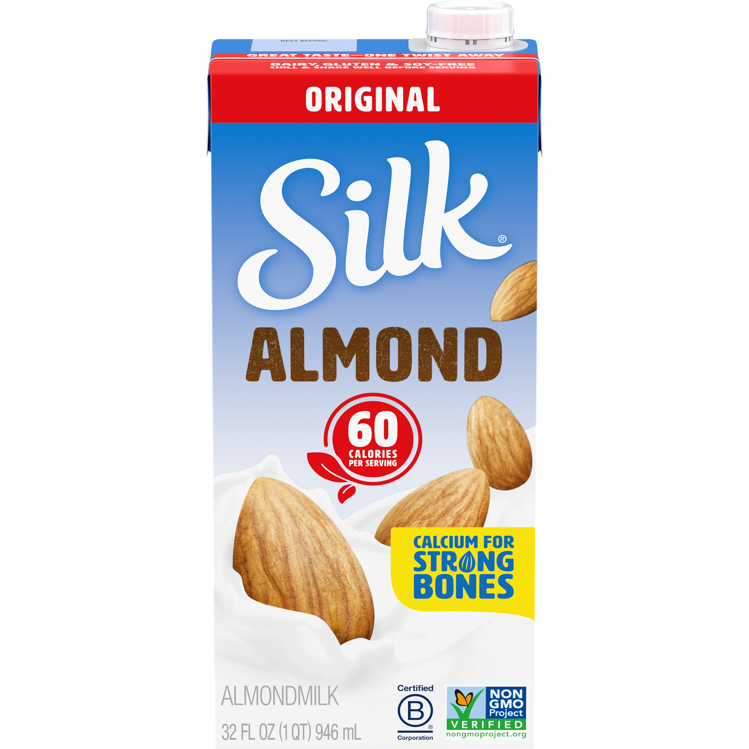 Silk Almond Milk - Original 6 units per case 32.0 oz