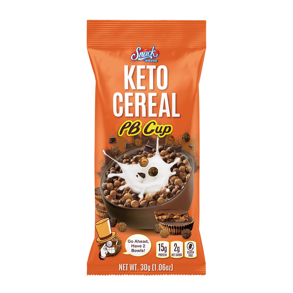 PB Cup Keto Cereal Single 12 innerpacks per case 1.1 oz