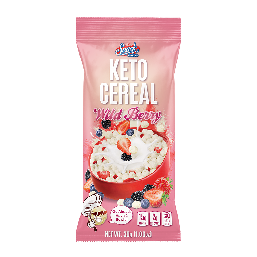 Wildberry Keto Cereal Single 12 innerpacks per case 1.1 oz