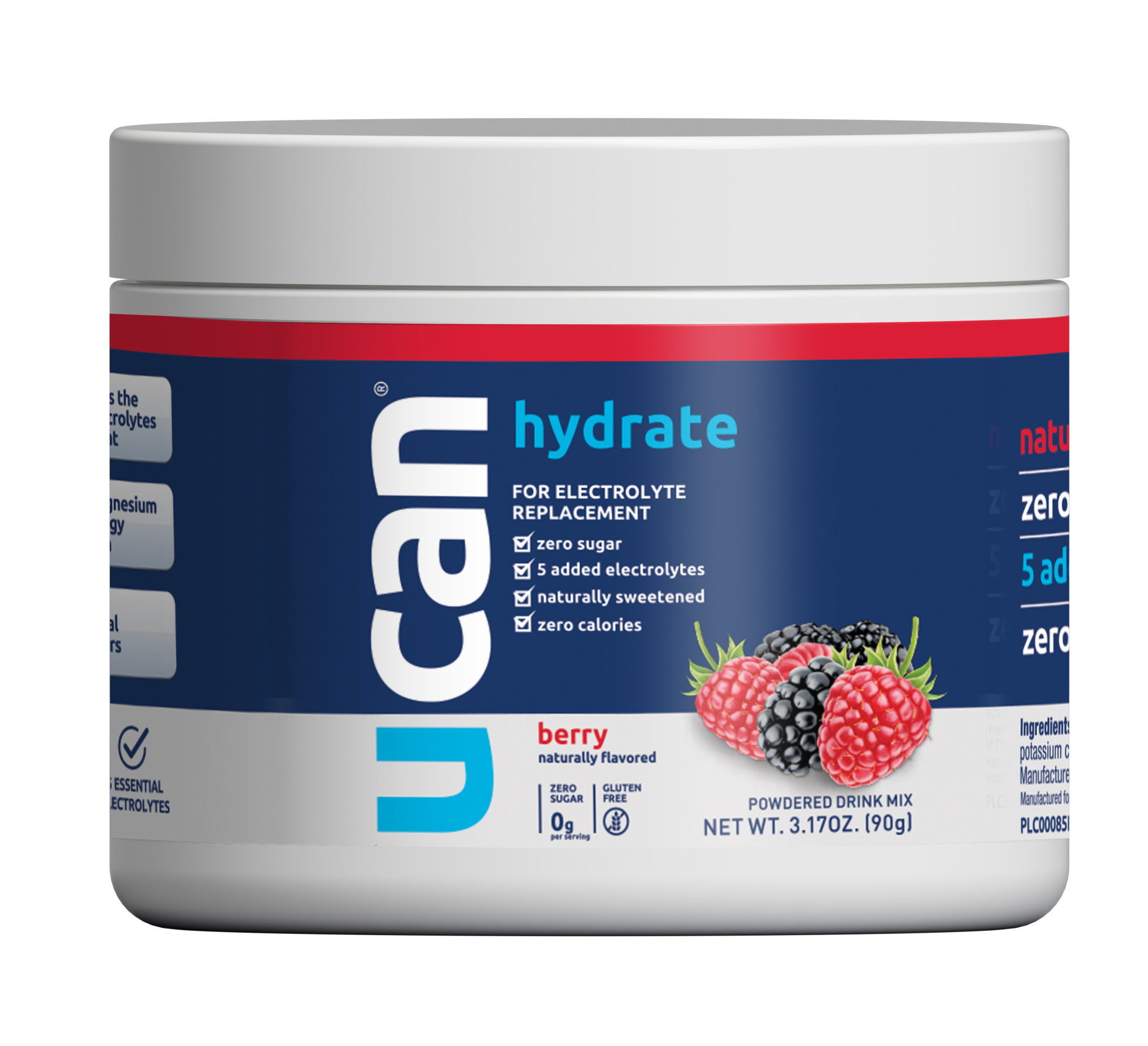 UCAN Hydrate Electrolyte Jar - Berry 12 units per case 3.2 oz