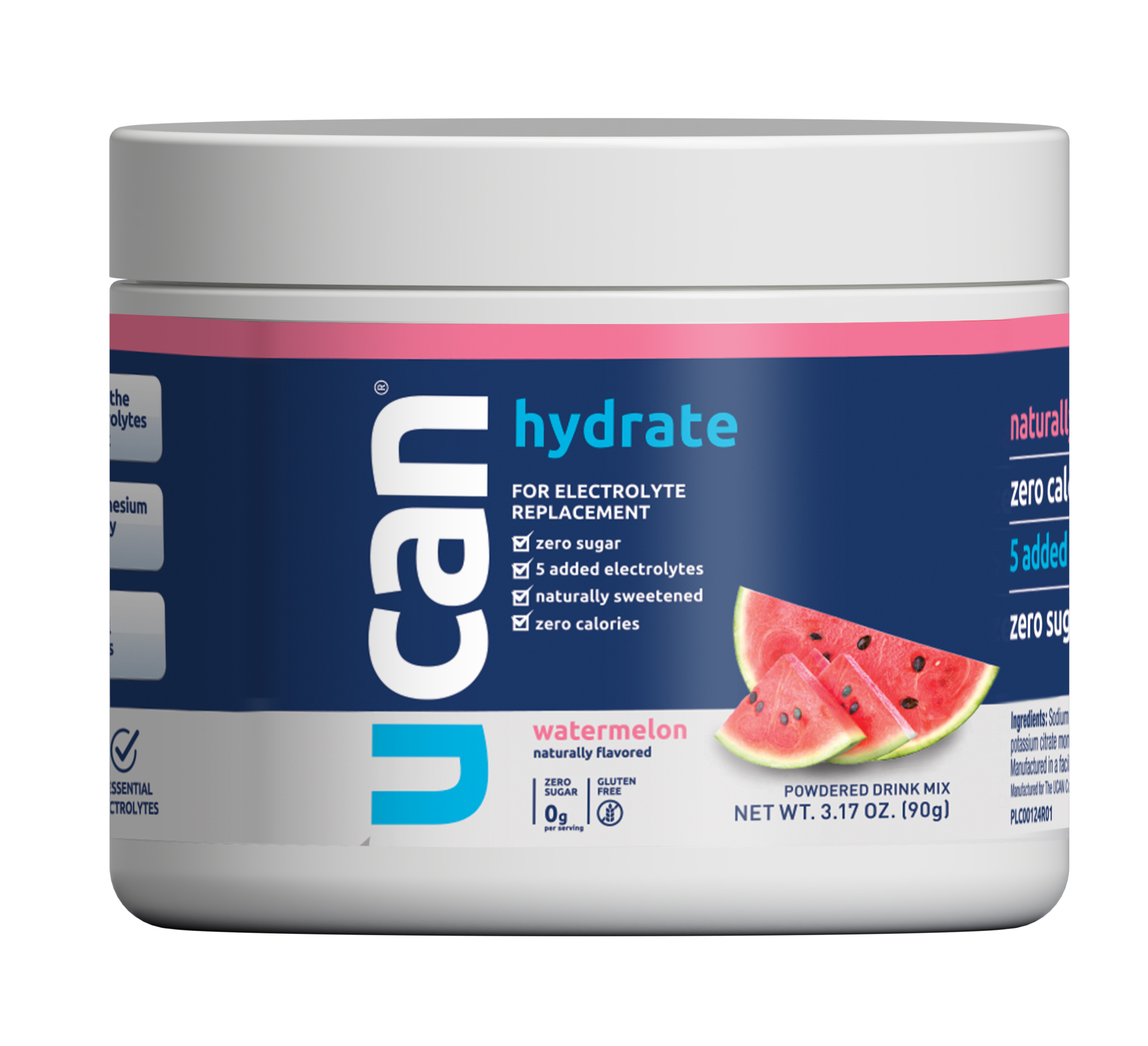 UCAN Hydrate Electrolyte Jar - Watermelon 12 units per case 3.2 oz