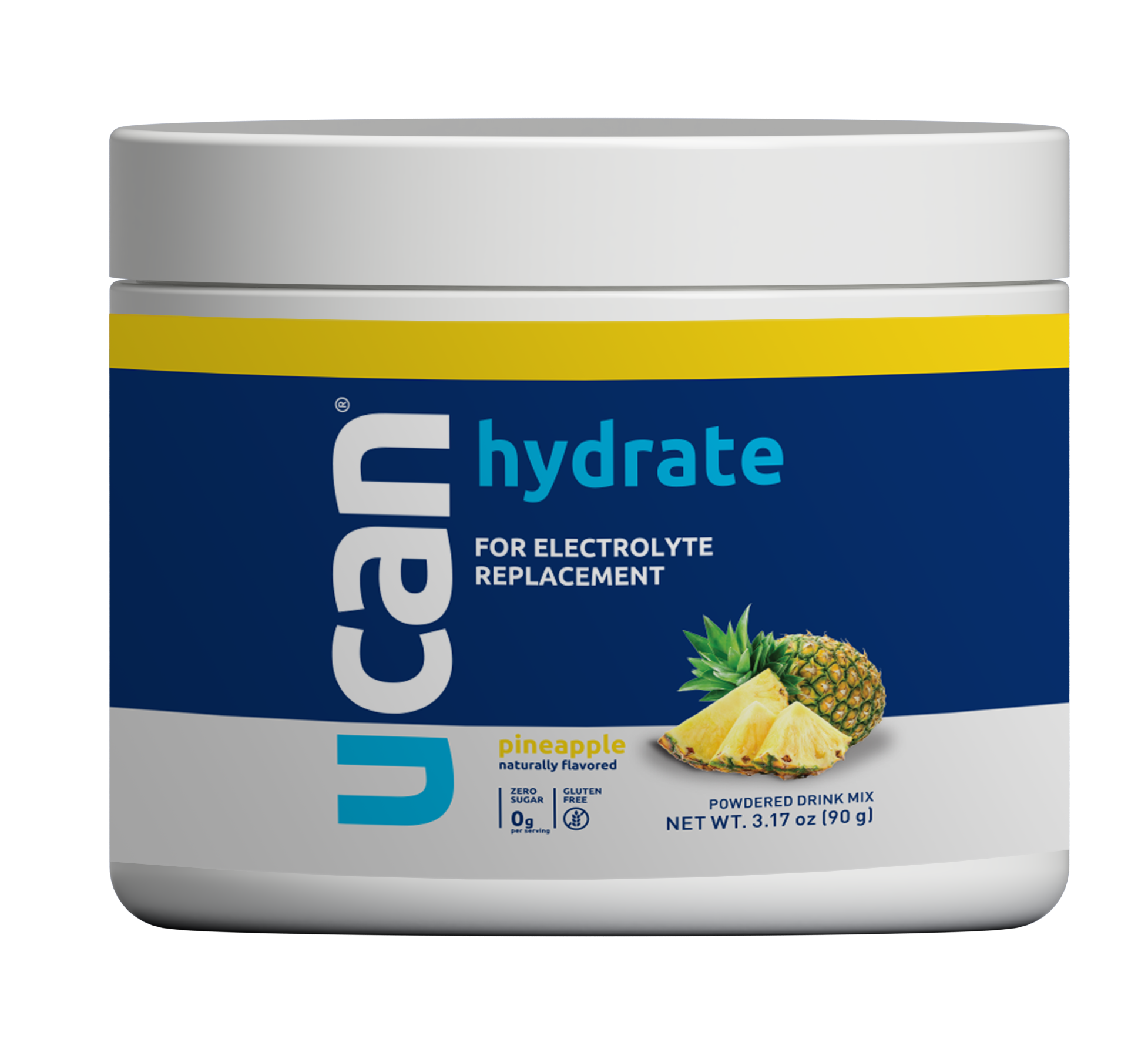 UCAN Hydrate Electrolyte Jar - Pineapple 12 units per case 3.2 oz
