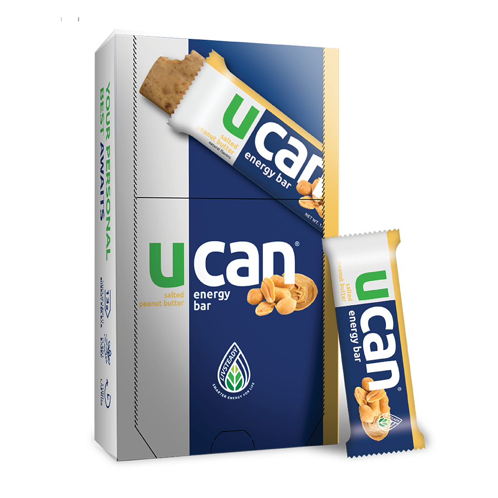 UCAN Snack Bar Box - Salted Peanut Butter 6 innerpacks per case 1.1 lbs