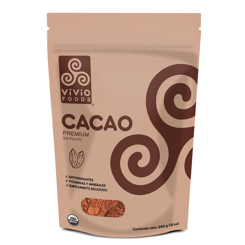 Vivio Foods Organic Cocoa Powder 12 units per case 340 g