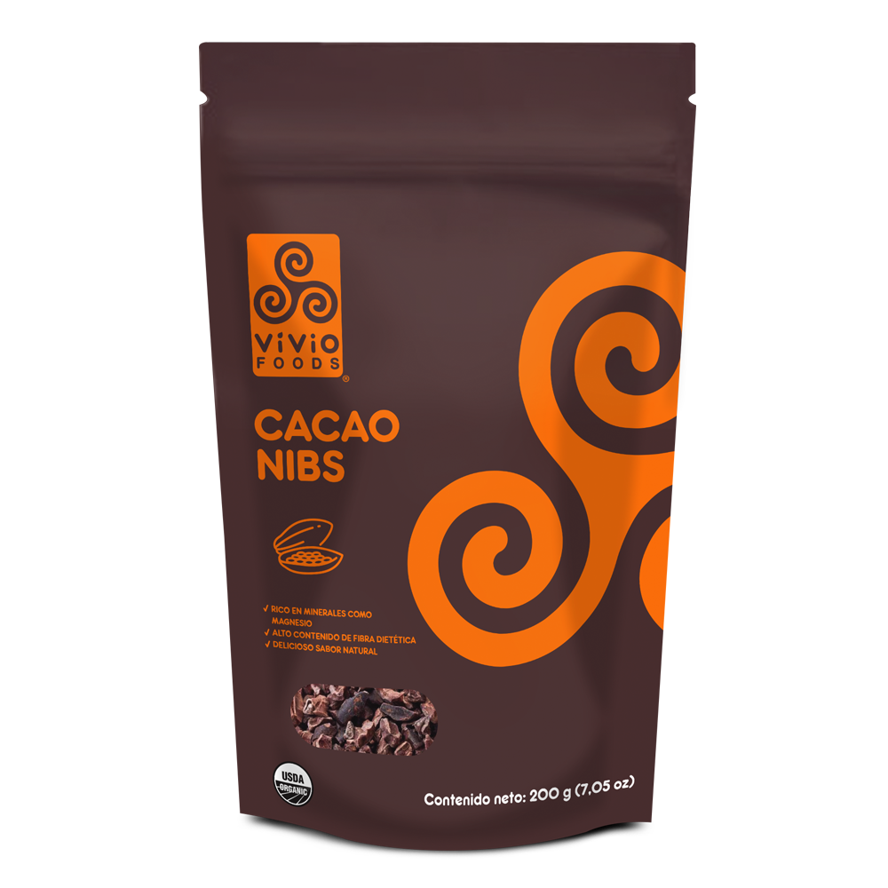 Vivio Foods Organic Cocoa Nibs 12 units per case 200 g