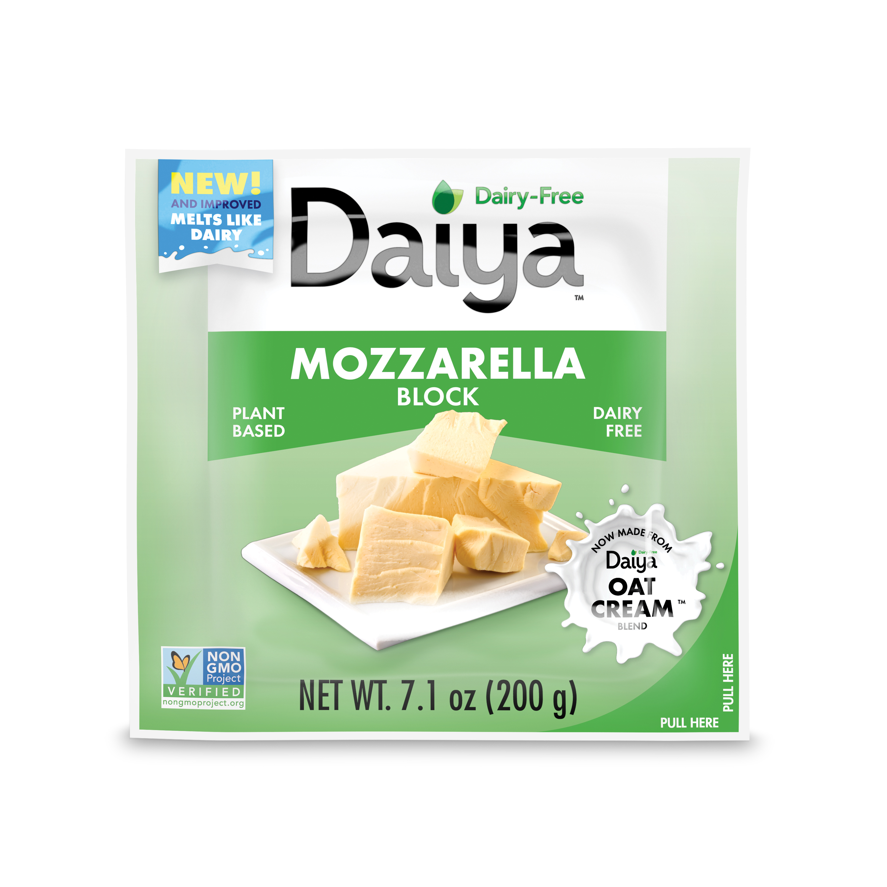Daiya Dairy-Free Mozzarella Block  8 units per case 202 g