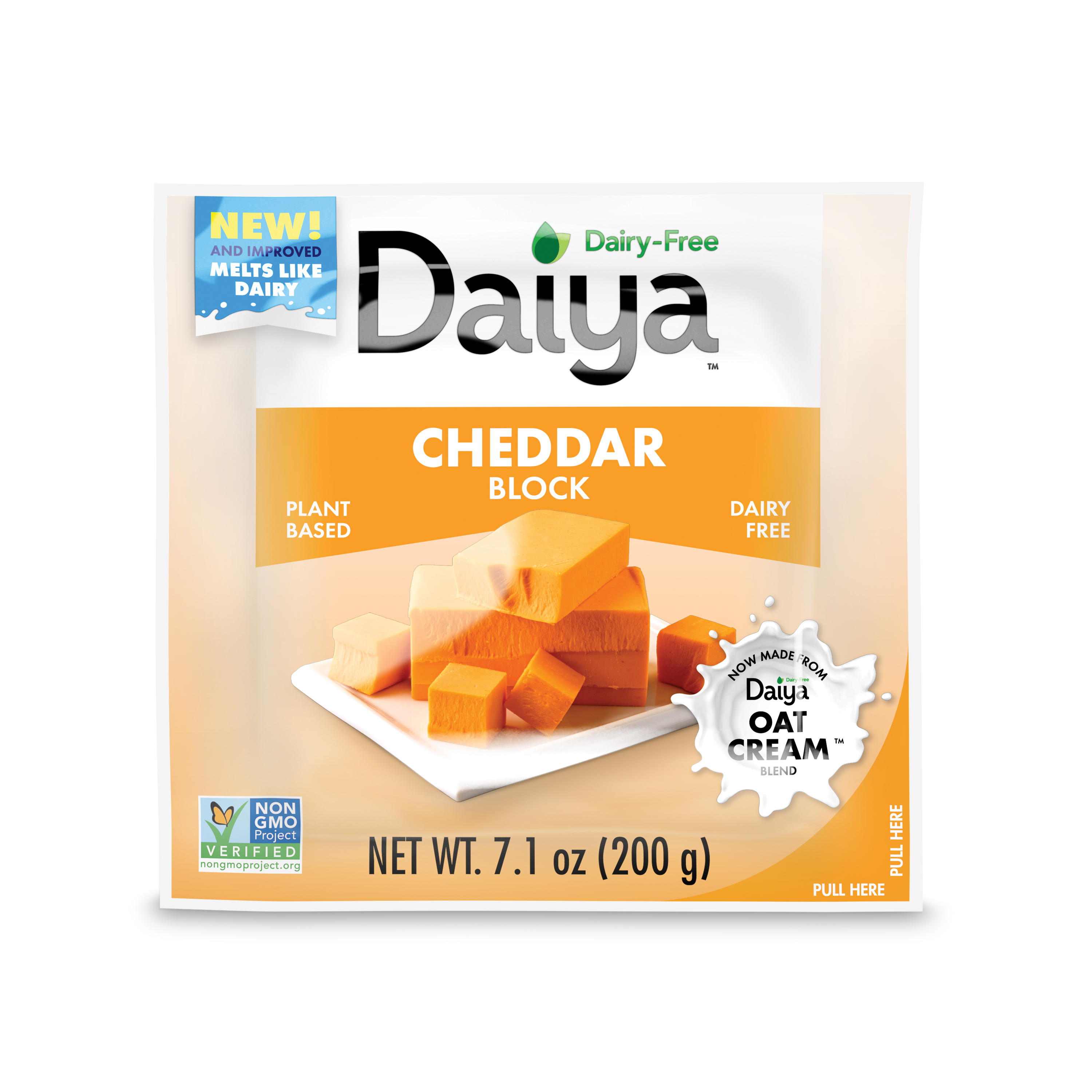 Daiya Dairy-Free Cheddar Block  8 units per case 202 g