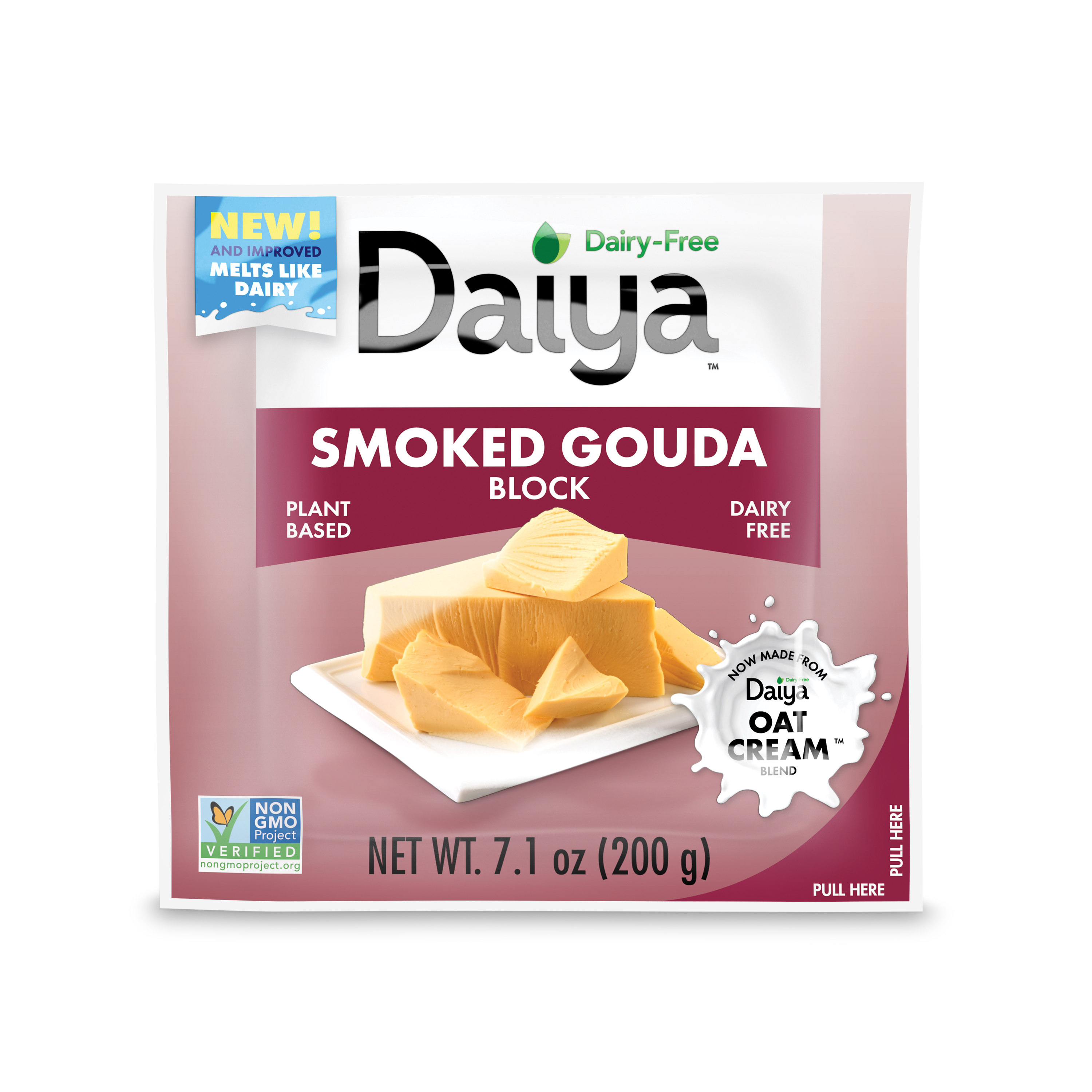 Daiya Dairy-Free Smoked Gouda Block  8 units per case 202 g