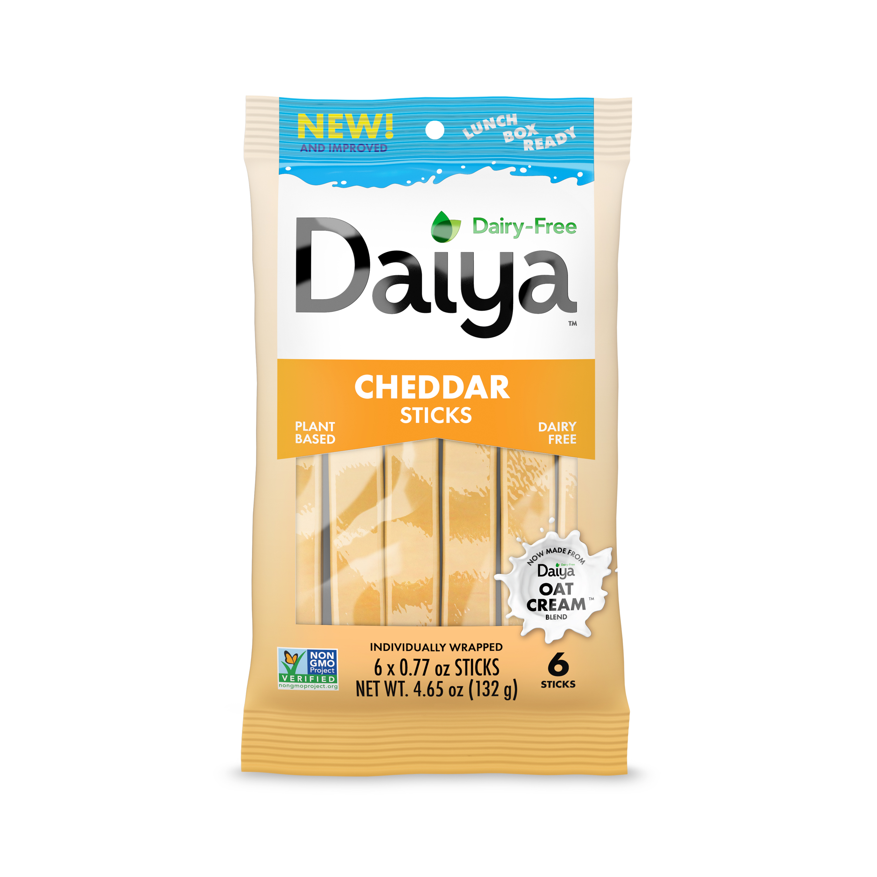 Daiya Dairy-Free Cheddar Sticks 12 units per case 132 g