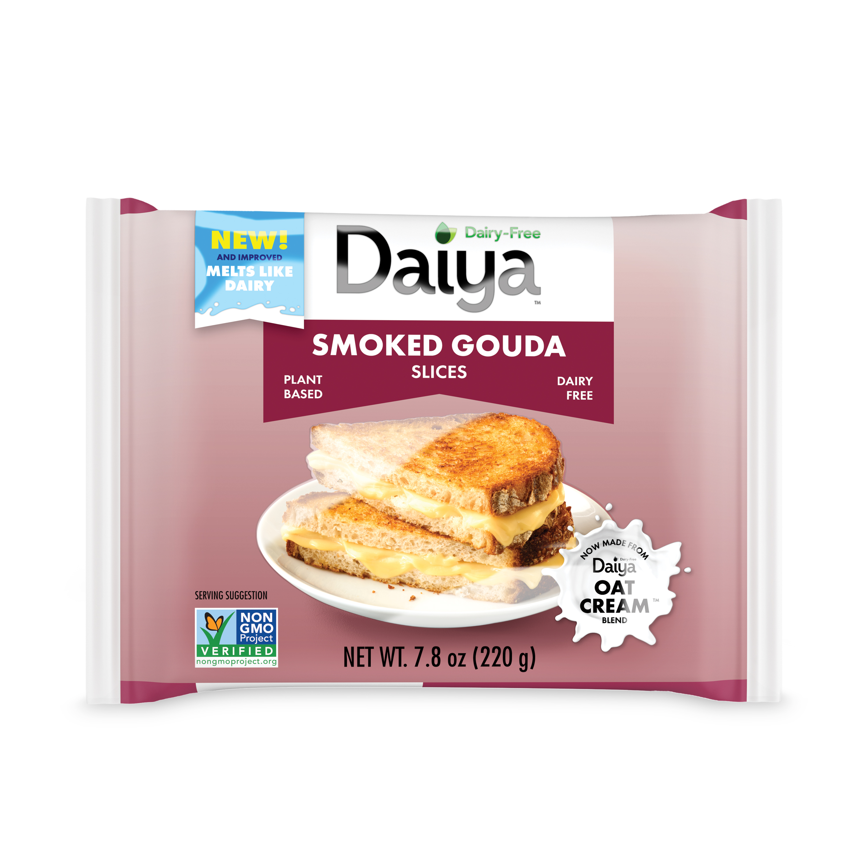 Daiya Dairy-Free Smoked Gouda Slices 8 units per case 222 g