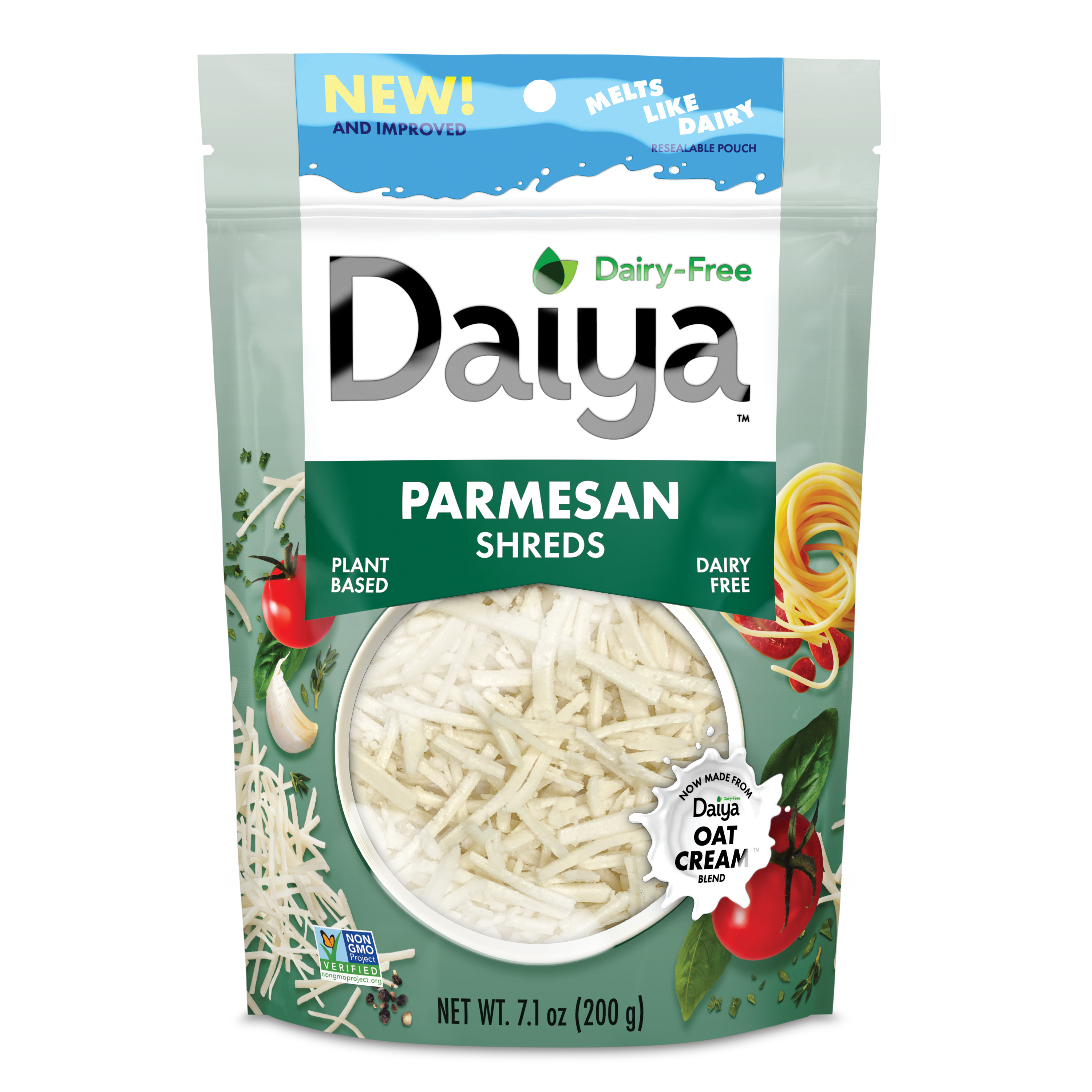 Daiya Dairy-free Parmesan Shreds 12 units per case 202 g