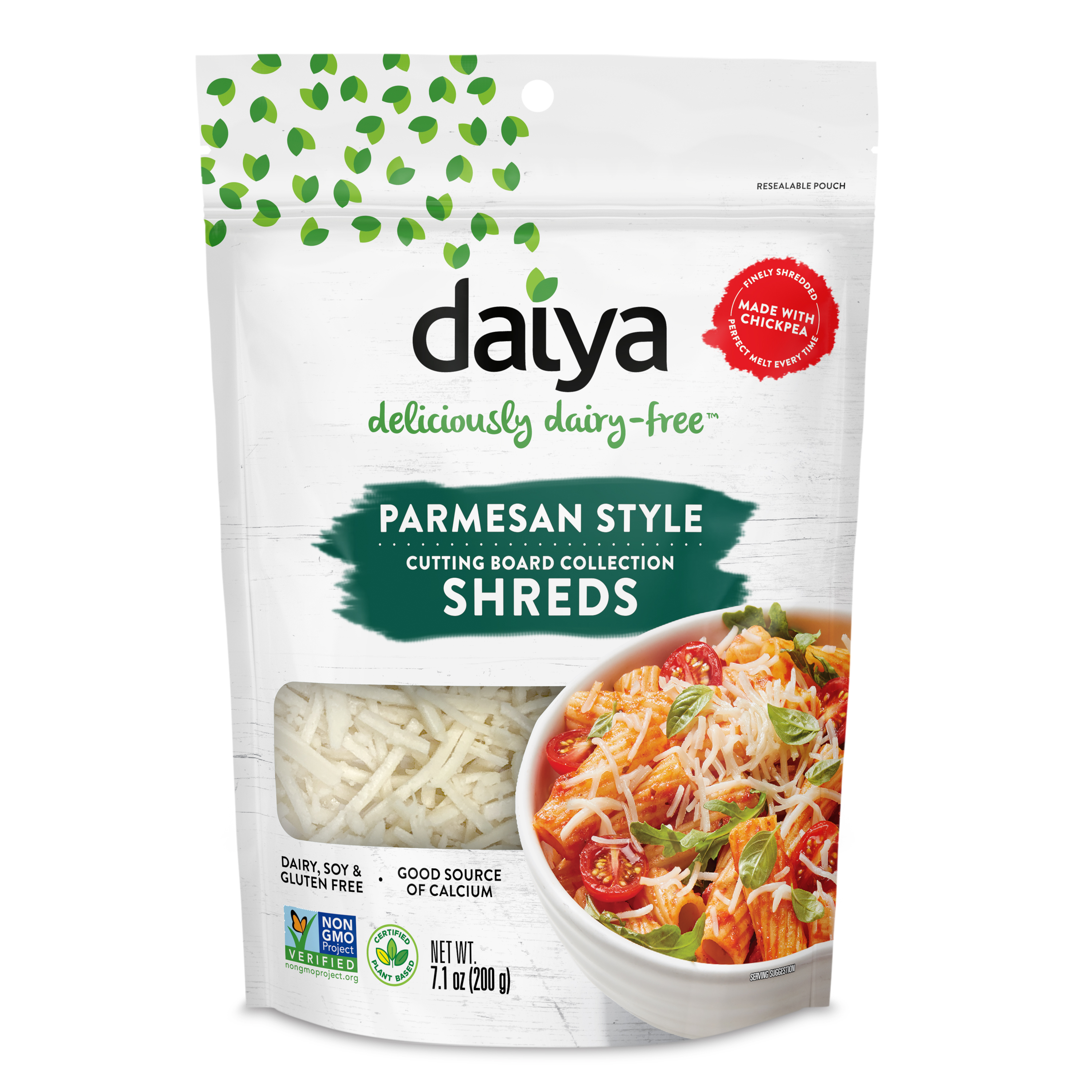 Daiya Foods Cutting Board Parmesan Style Shreds 12 units per case 202 g