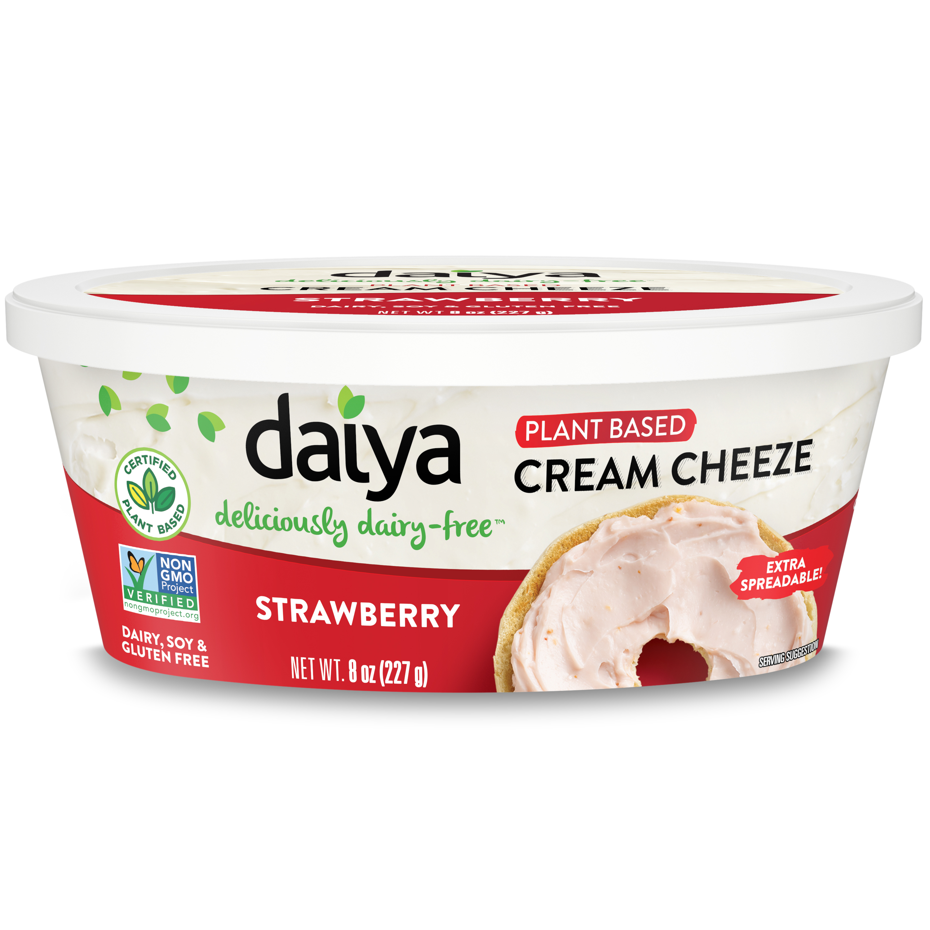 Daiya Foods Strawberry Plant Based Cream Cheeze 6 units per case 227 g