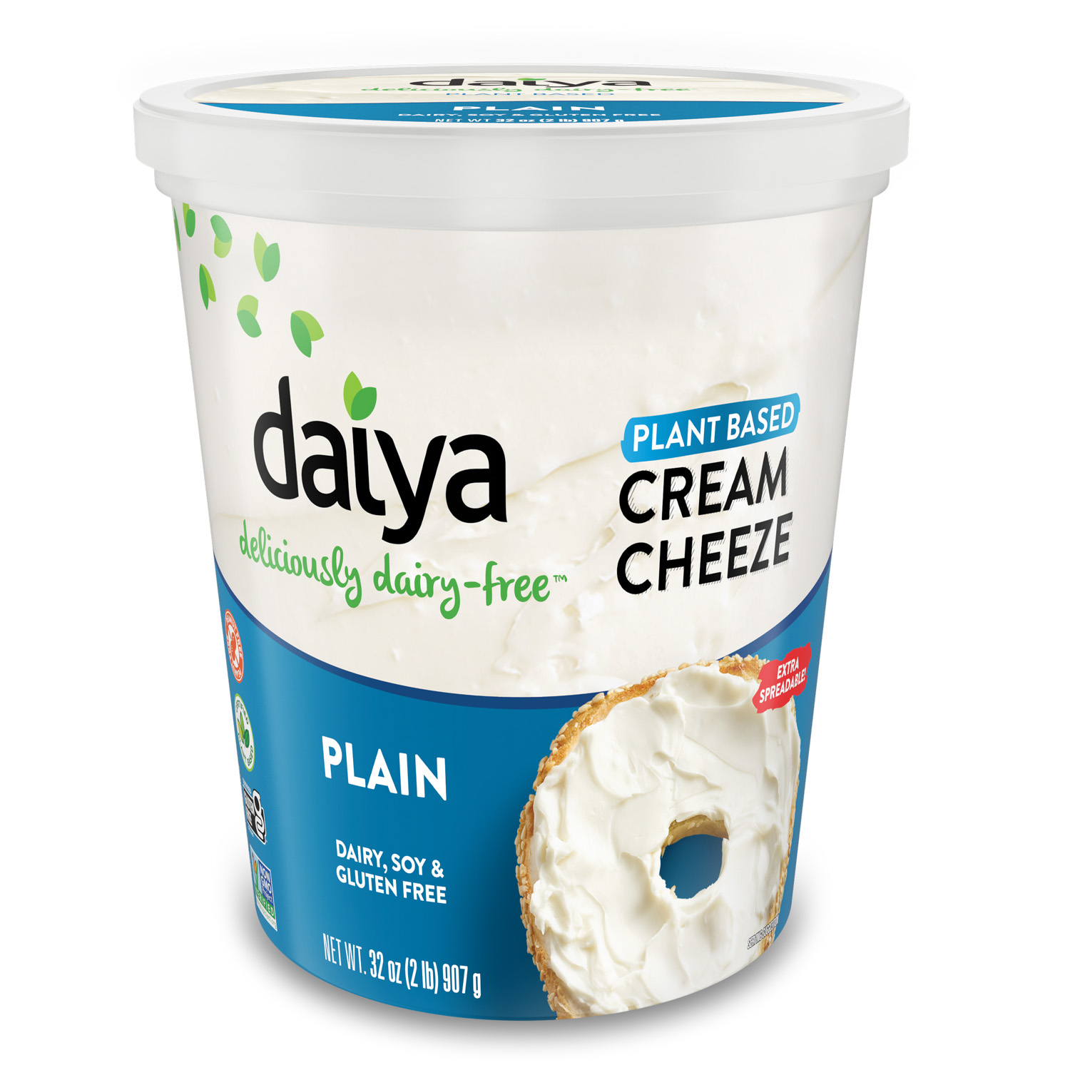 Daiya Foods Foodservice Plain Plant Based Cream Cheeze 6 units per case 908 g