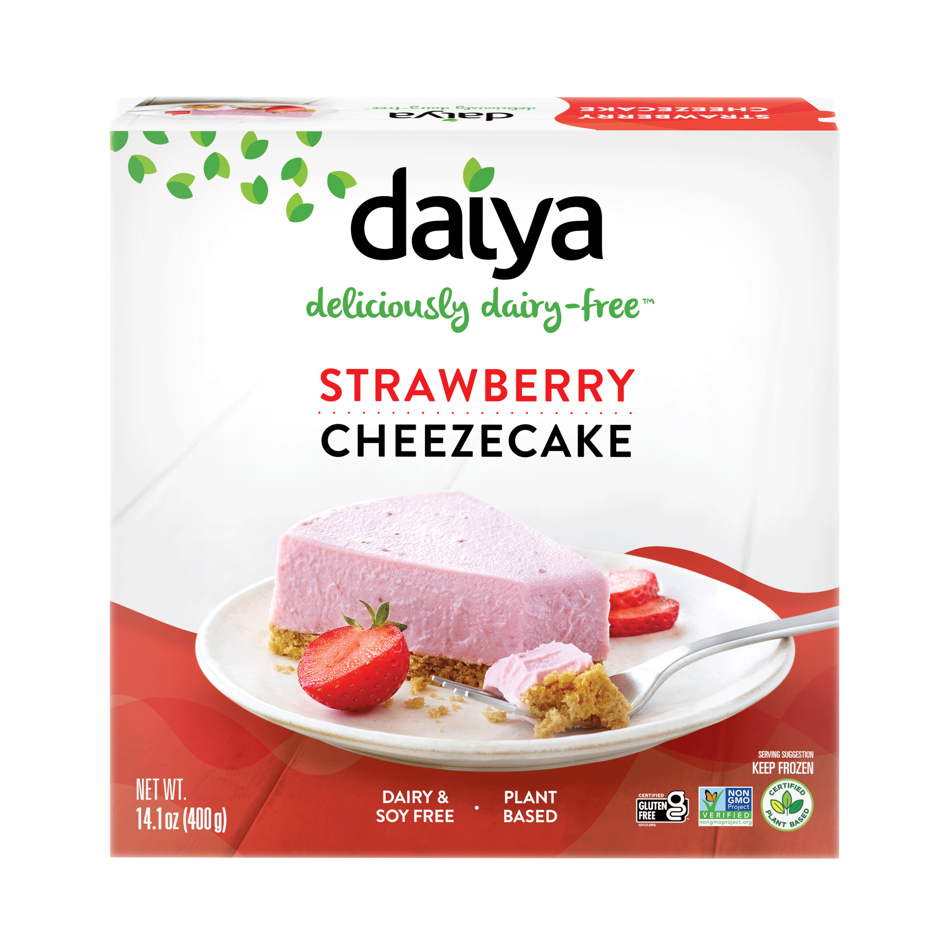 Daiya Foods Strawberry Cheezecake 8 units per case 400 g