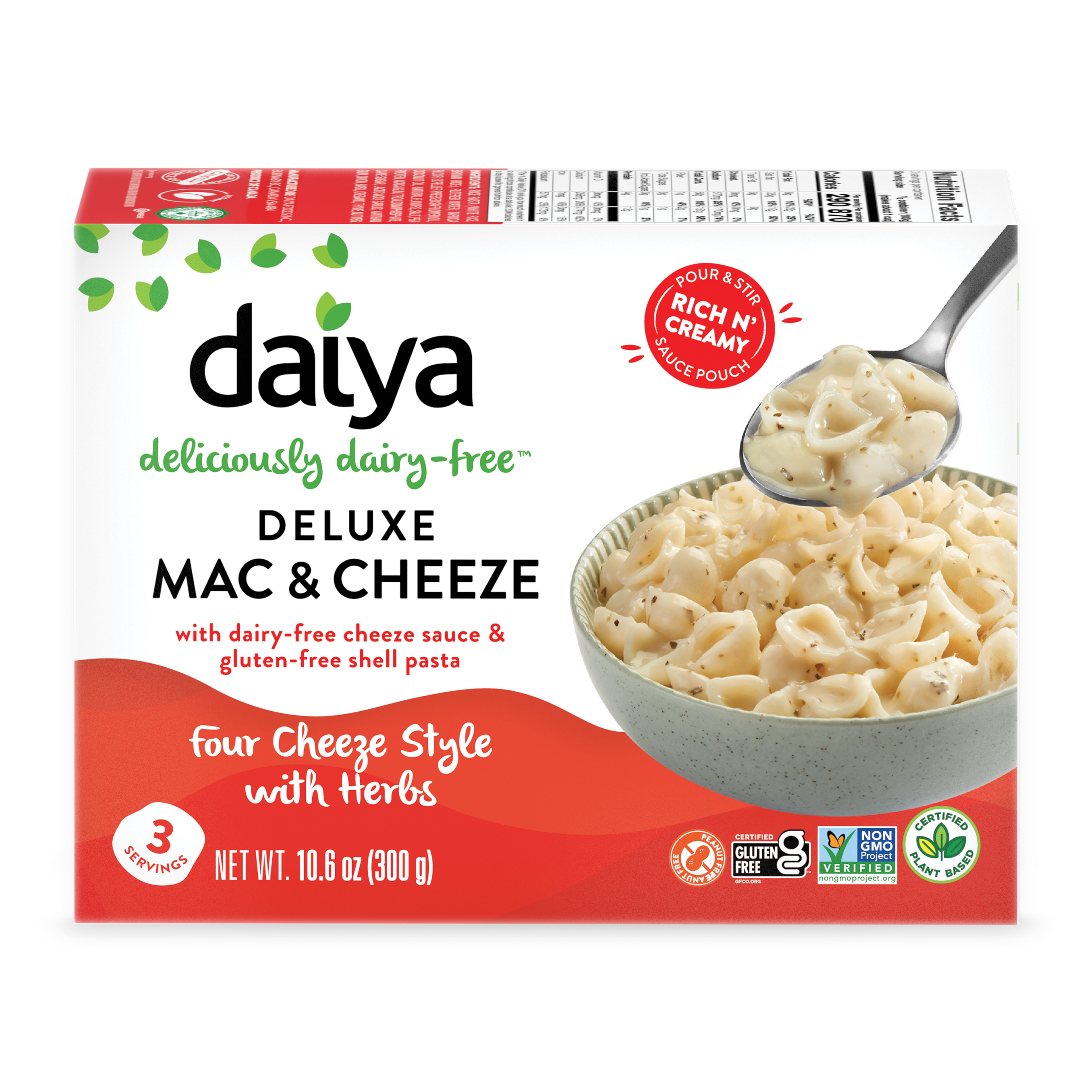 Daiya Foods Four Cheeze Style with Herbs Cheezy Mac 8 units per case 301 g