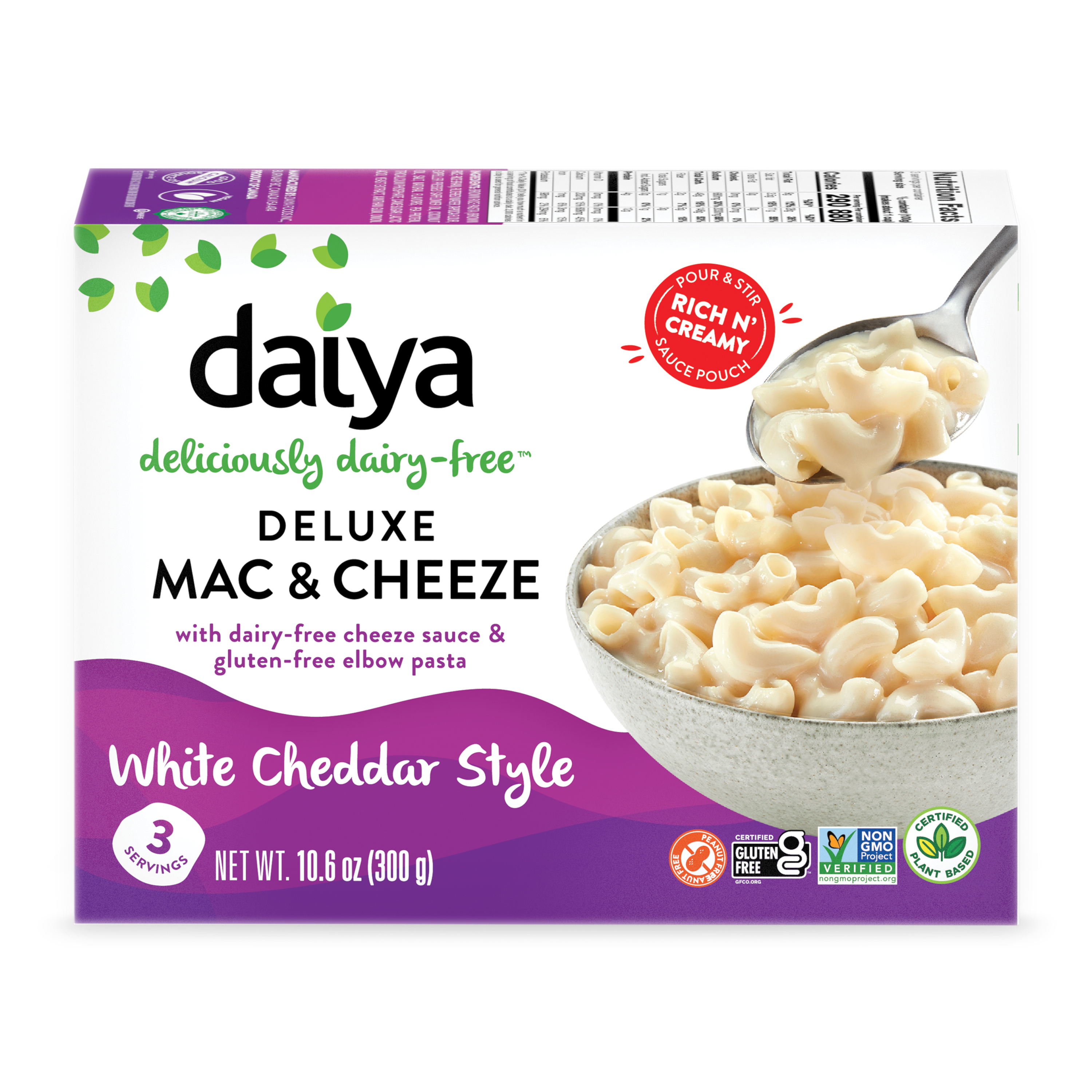 Daiya Foods White Cheddar Style Cheezy Mac 8 units per case 301 g