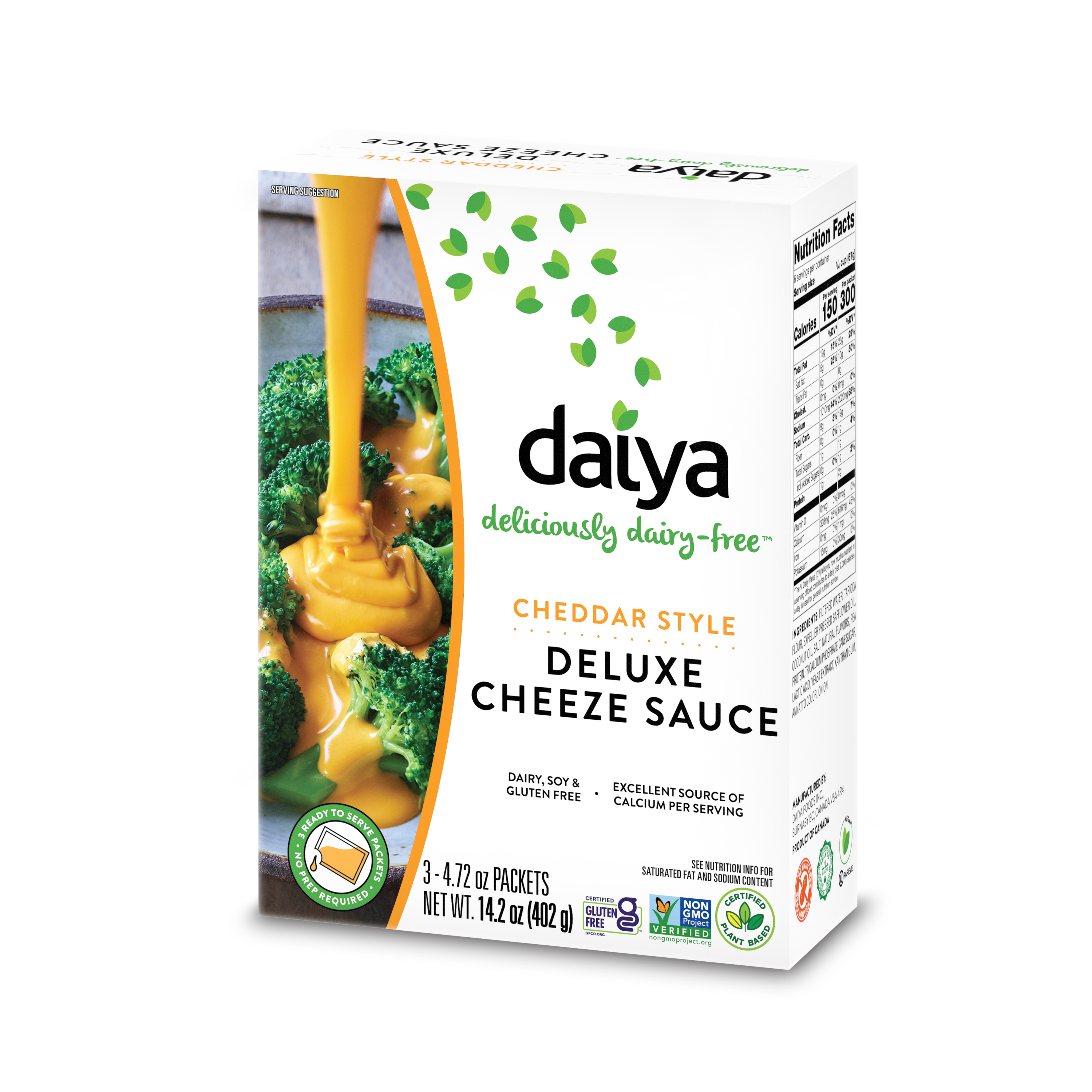 Daiya Foods Cheddar Style Deluxe Cheeze Sauce 8 units per case 403 g