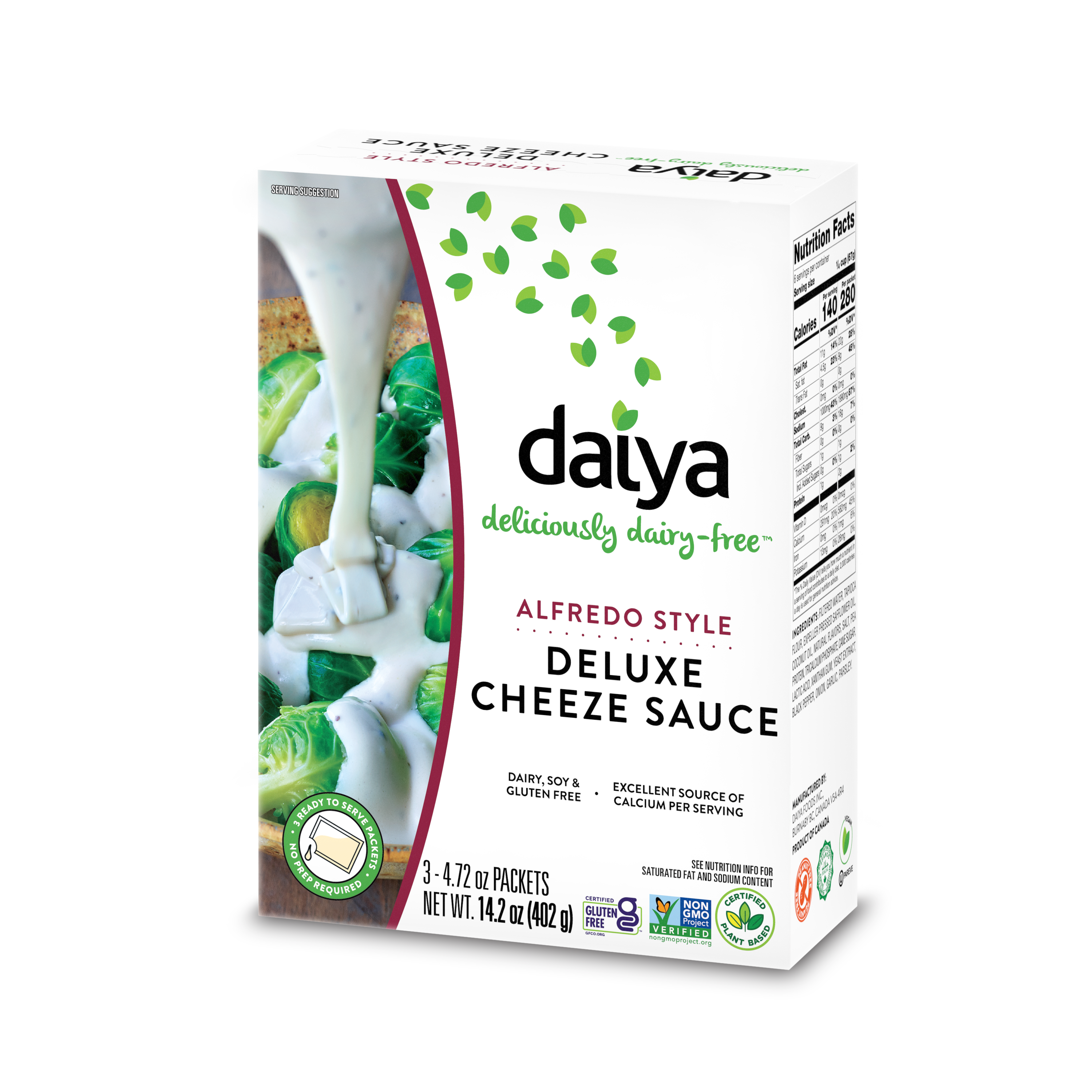 Daiya Foods Alfredo Style Deluxe Cheeze Sauce 8 units per case 403 g
