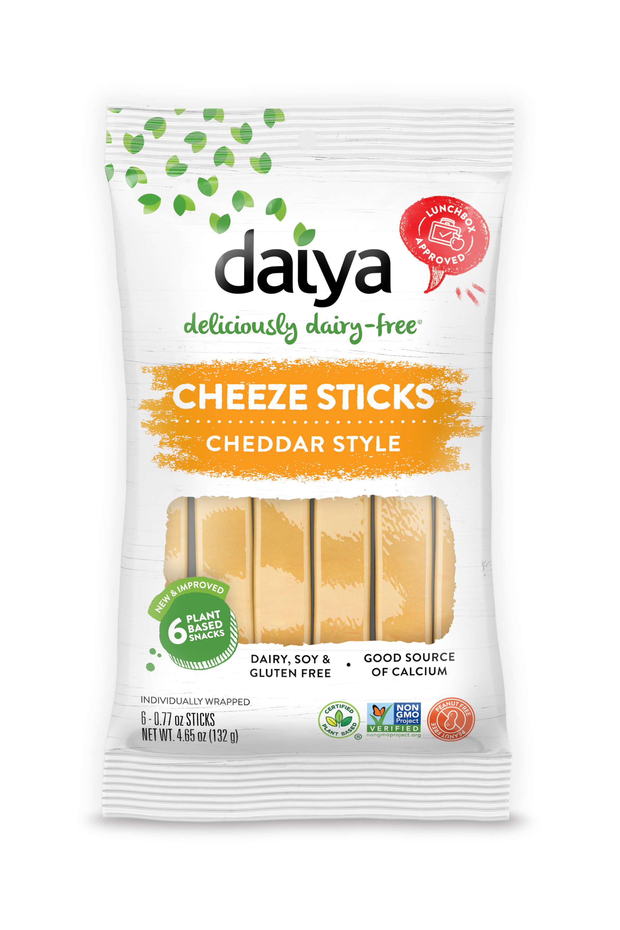 Daiya Foods Cheddar Style Cheeze Sticks 12 units per case 132 g