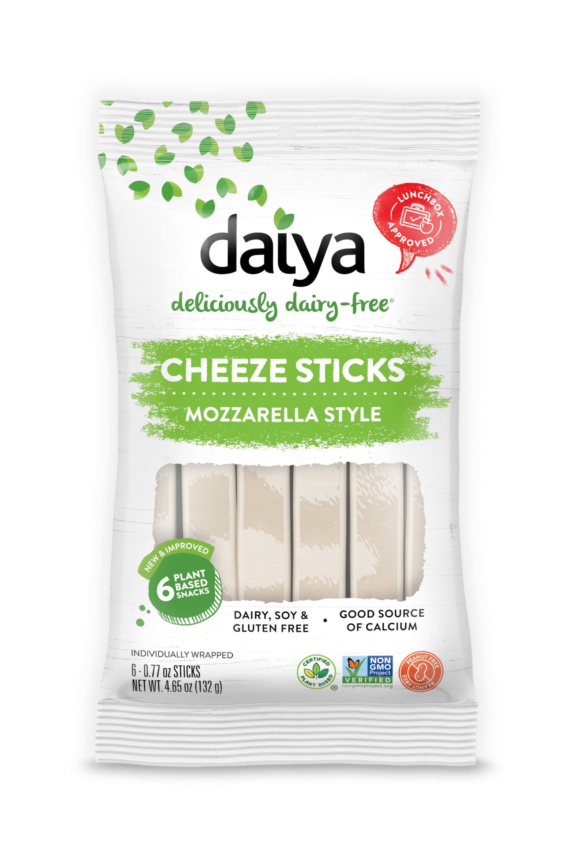 Daiya Foods Mozzarella Style Cheeze Sticks 12 units per case 132 g