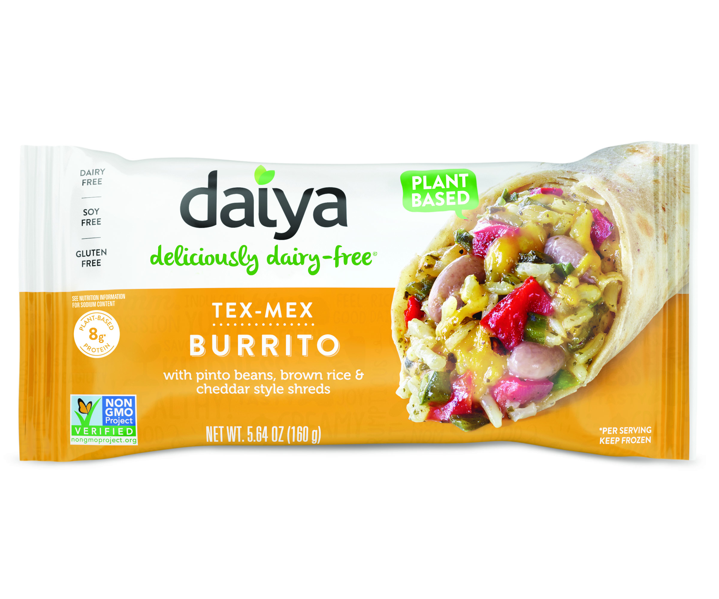 Daiya Foods Tex Mex Burrito 12 units per case 160 g
