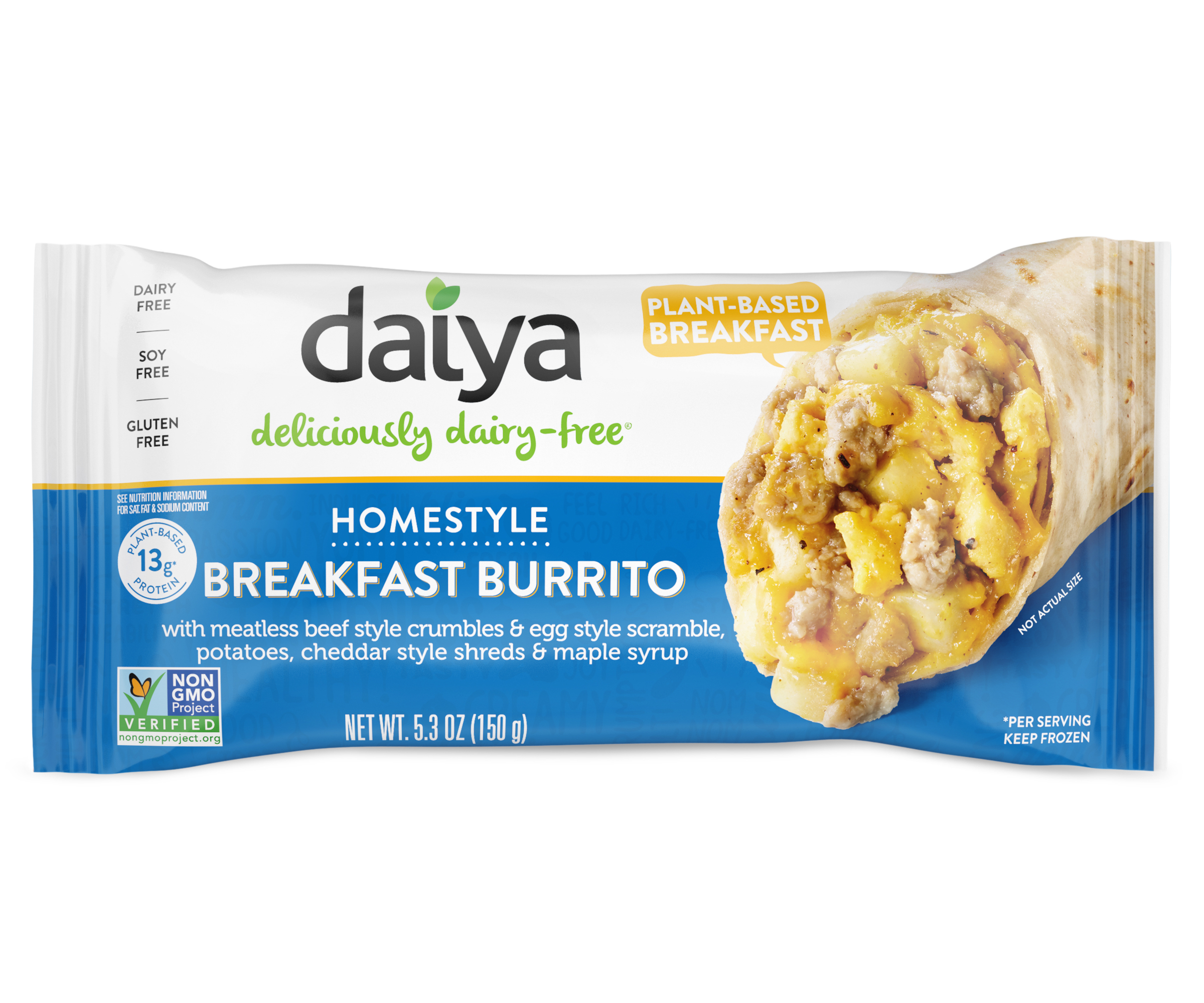 Daiya Foods Homestyle Breakfast Burrito 12 units per case 151 g