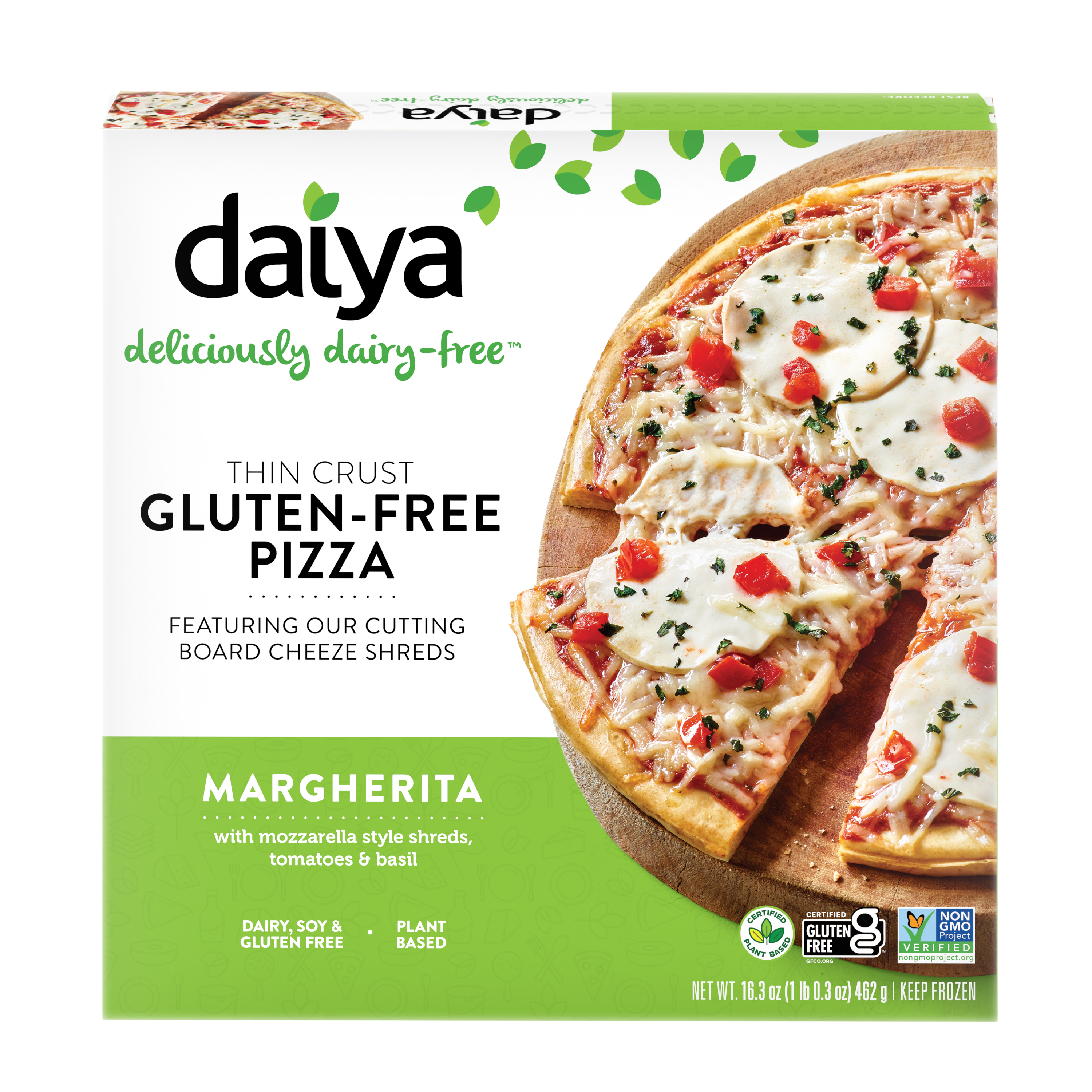 Daiya Foods Margherita Pizza 8 units per case 463 g