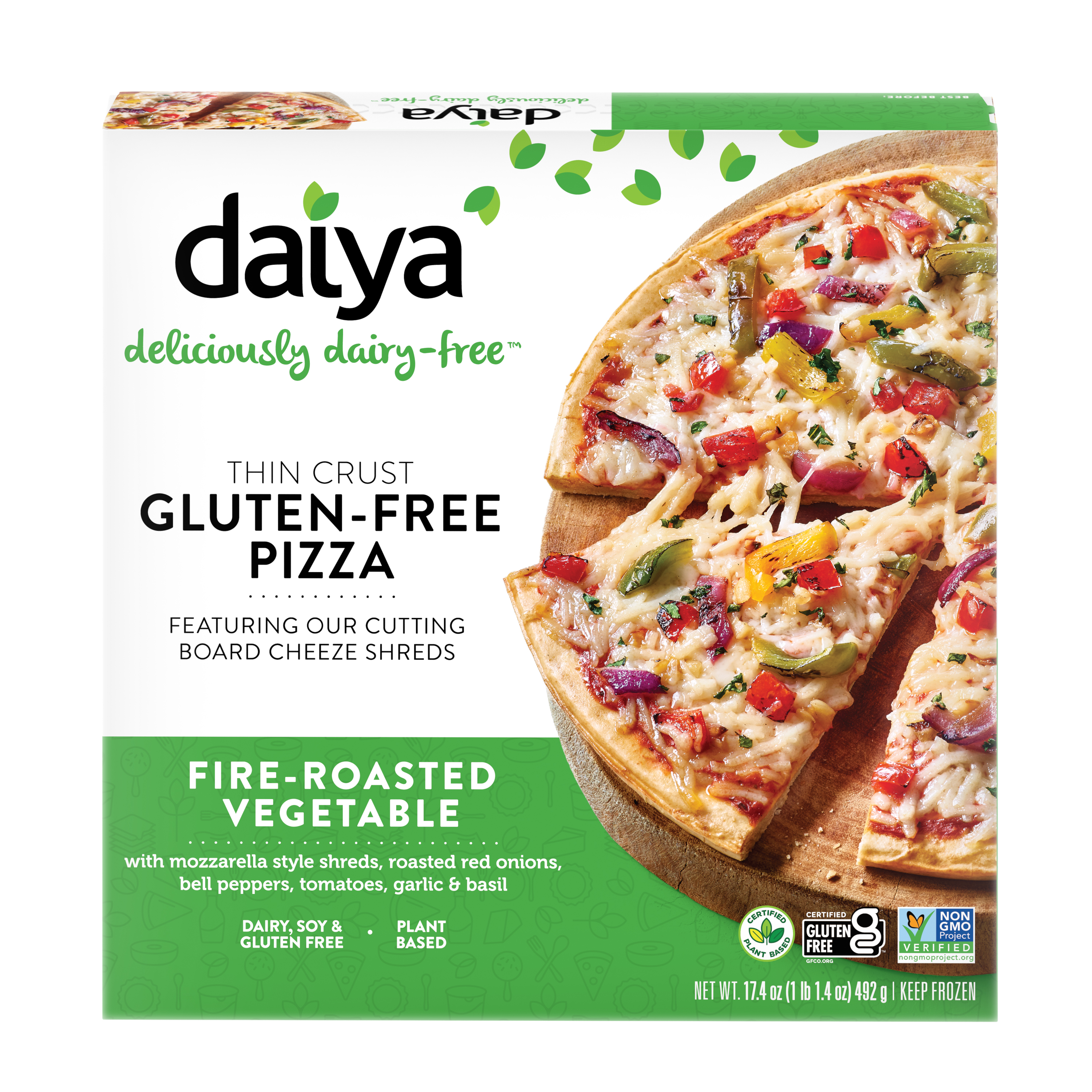 Daiya Foods Fire Roasted Vegetable Pizza 8 units per case 494 g