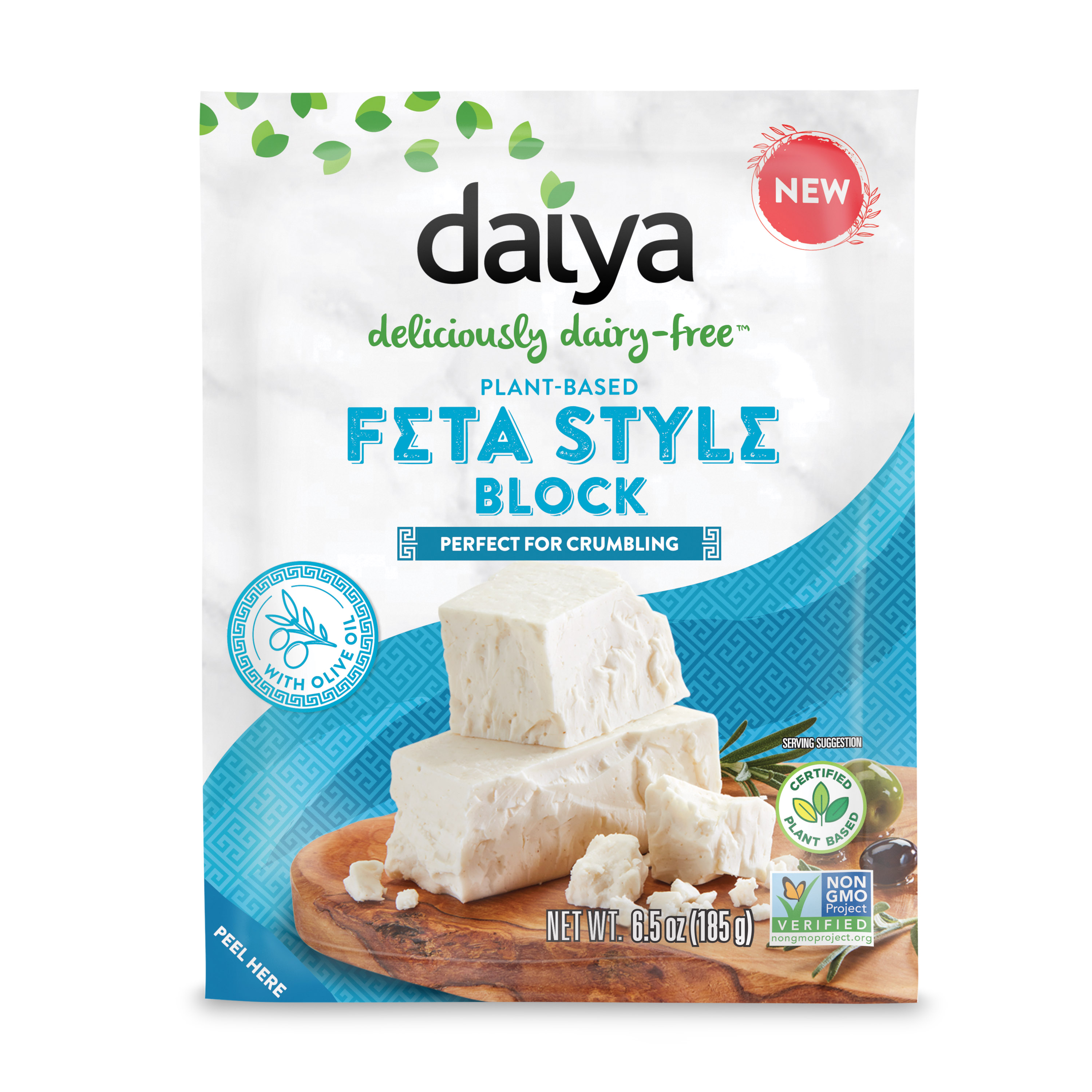 Daiya Foods Plant-based Feta Style Block 8 units per case 185 g