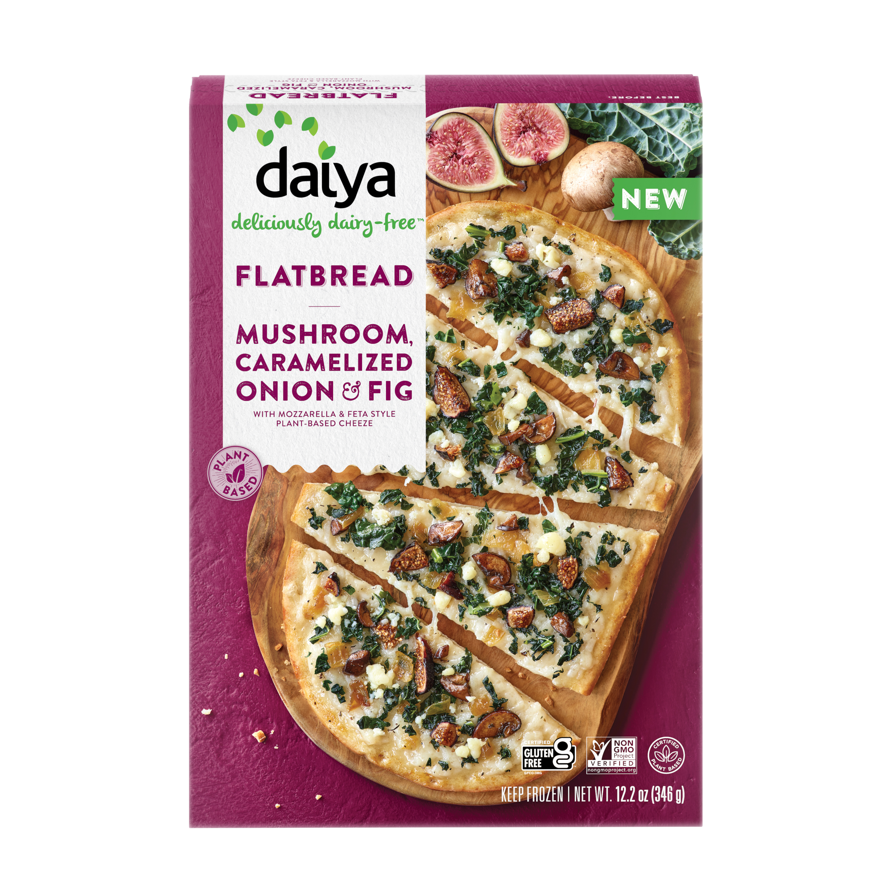 Daiya Foods Mushroom, Caramelized Onion & Fig Flatbread  8 units per case 346 g