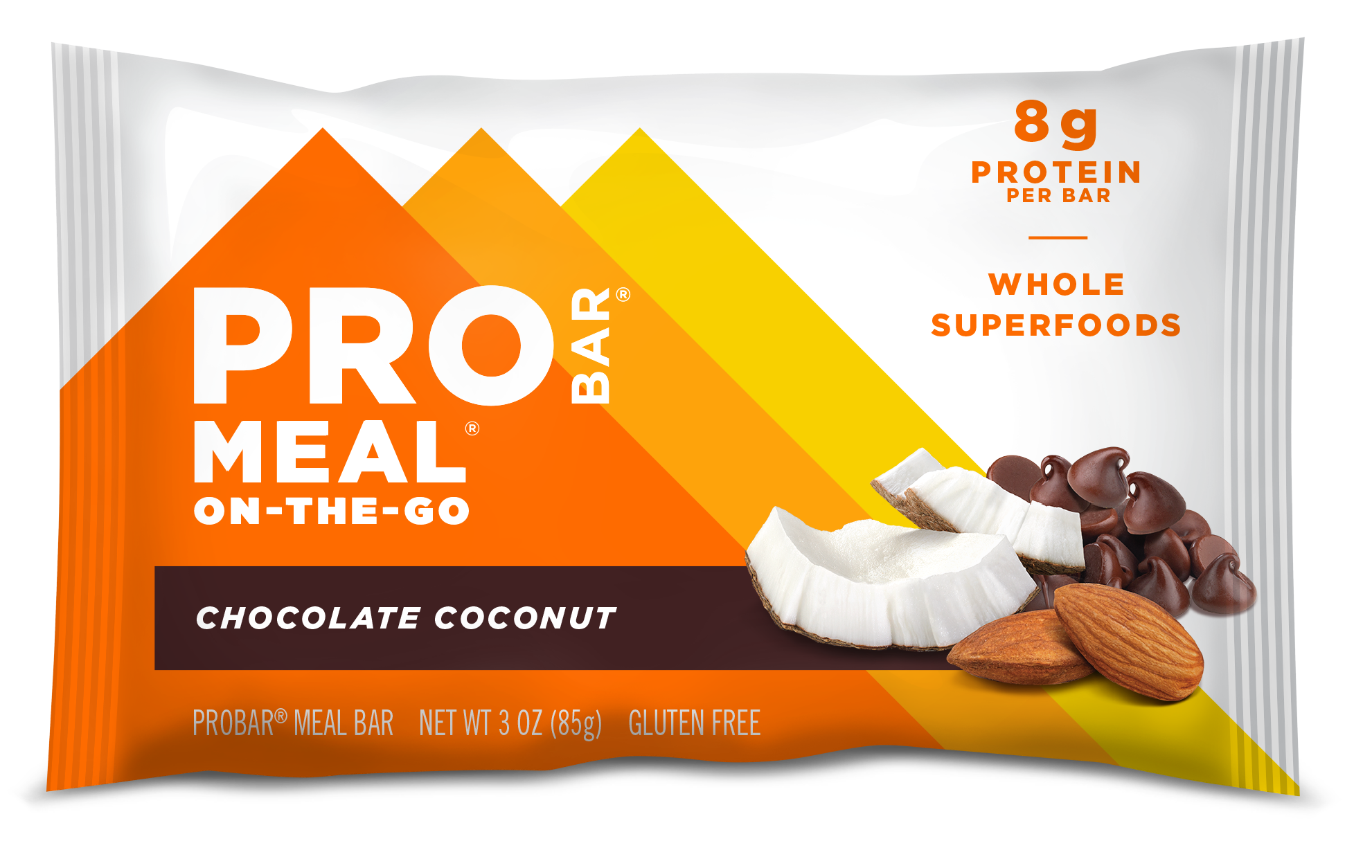 ProBar Chocolate Coconut Meal Bar 12 innerpacks per case 3.0 oz