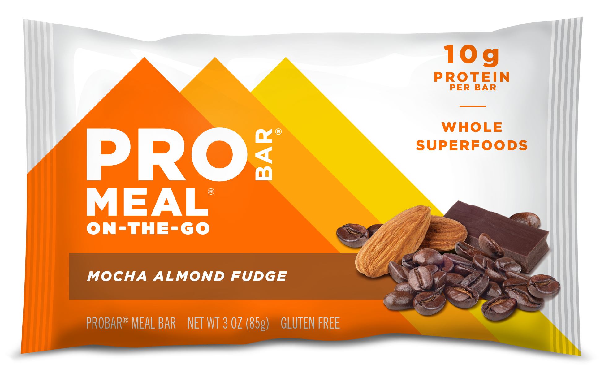 ProBar Mocha Almond Fudge Meal Bar 12 innerpacks per case 3.0 oz