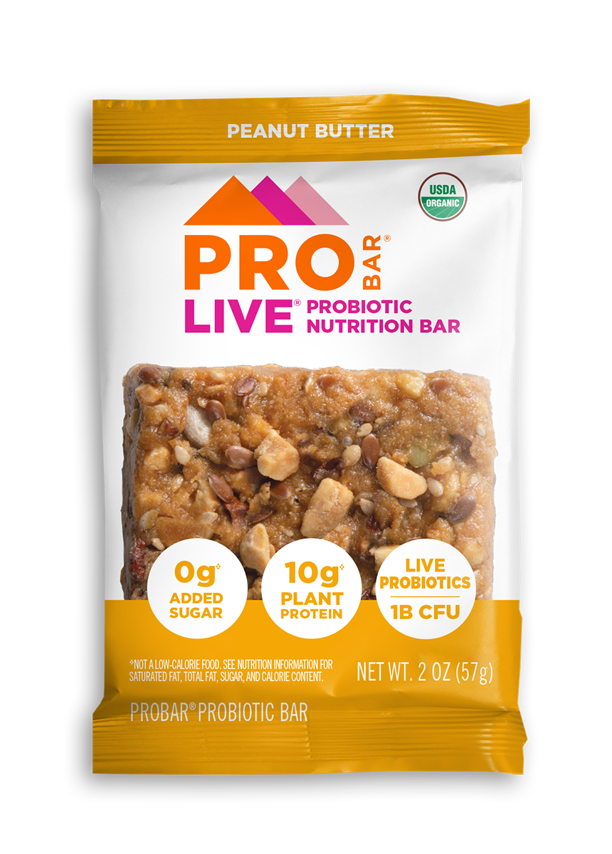 ProBar Peanut Butter Live Probiotic Nutrition Bar 8 innerpacks per case 2.0 oz