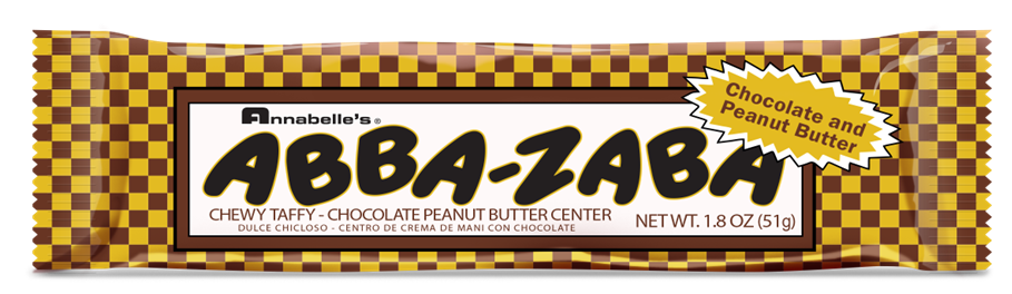 Annabelle's Candy Co. Abba Zaba Peanut Butter Choc 12 innerpacks per case 1.8 oz