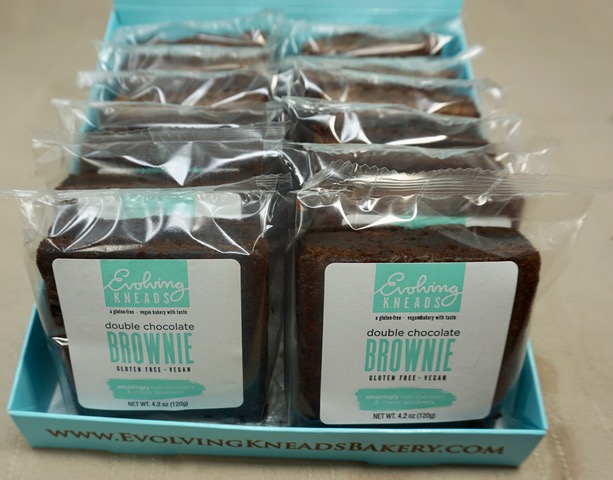 Evolving Kneads GFV Double Chocolate Brownie (Individually Wrapped) 20 units per case 4.3 oz
