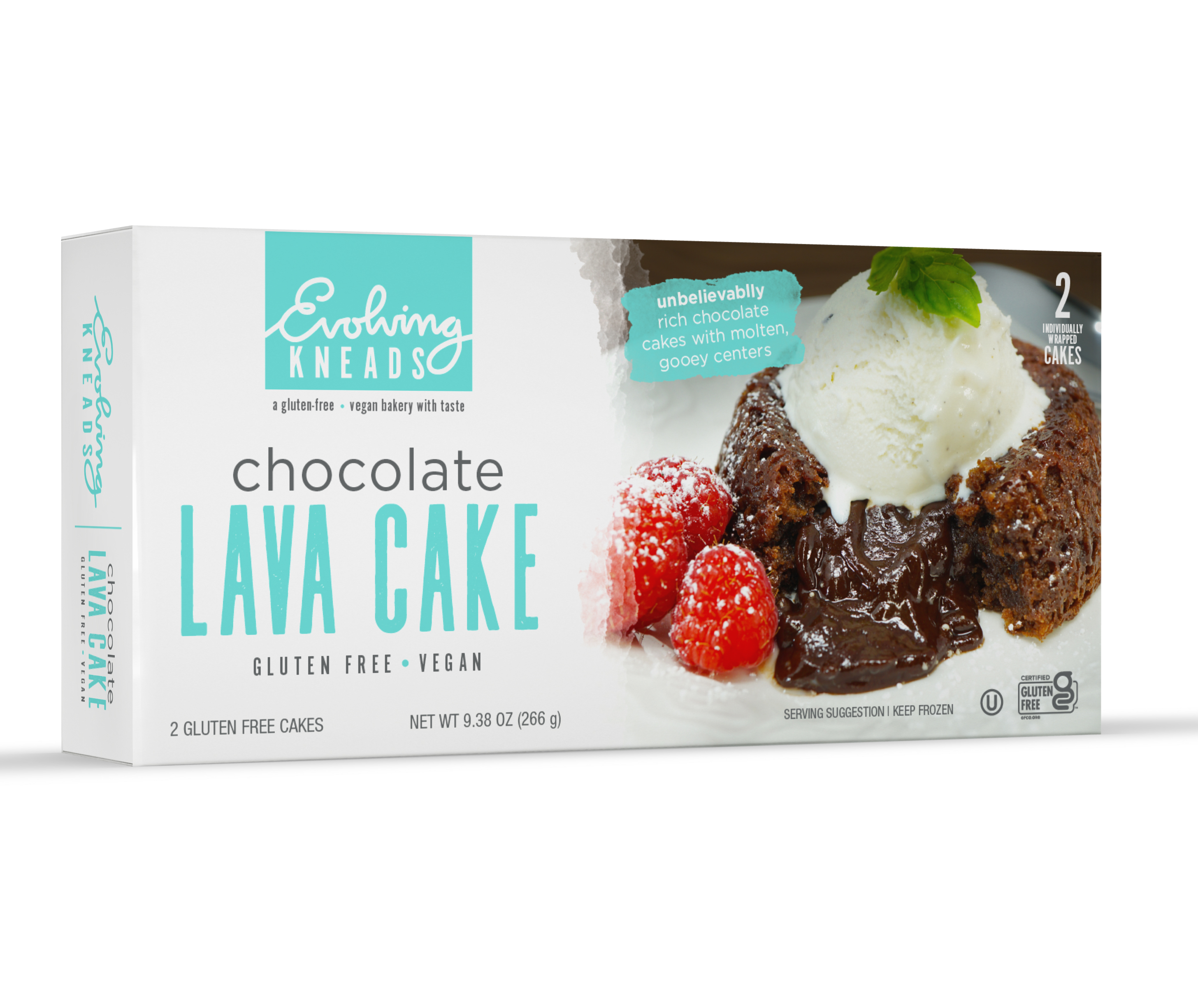 Evolving Kneads GFV Chocolate Lava Cake 6 units per case 9.4 oz