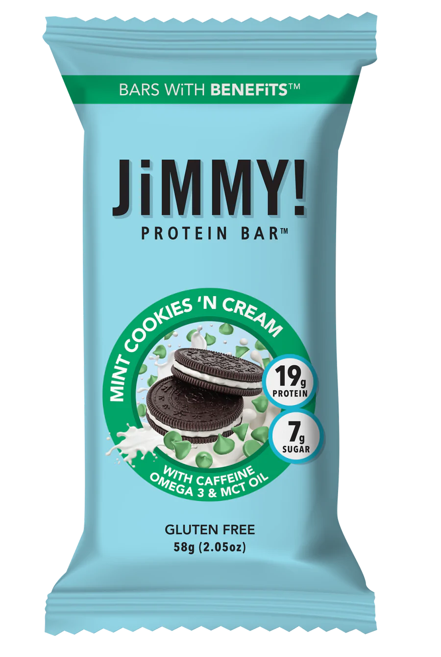 JiMMY! Mint Cookies 'N Cream (Wake & Focus) 12 innerpacks per case 2.1 oz