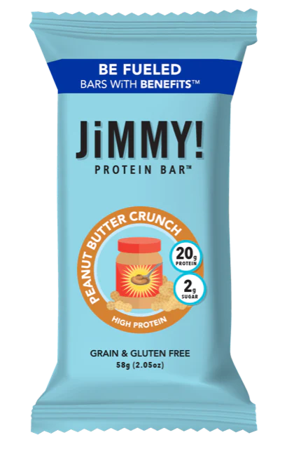JiMMY! Peanut Butter Crunch Protein Bar 12 innerpacks per case 2.1 oz